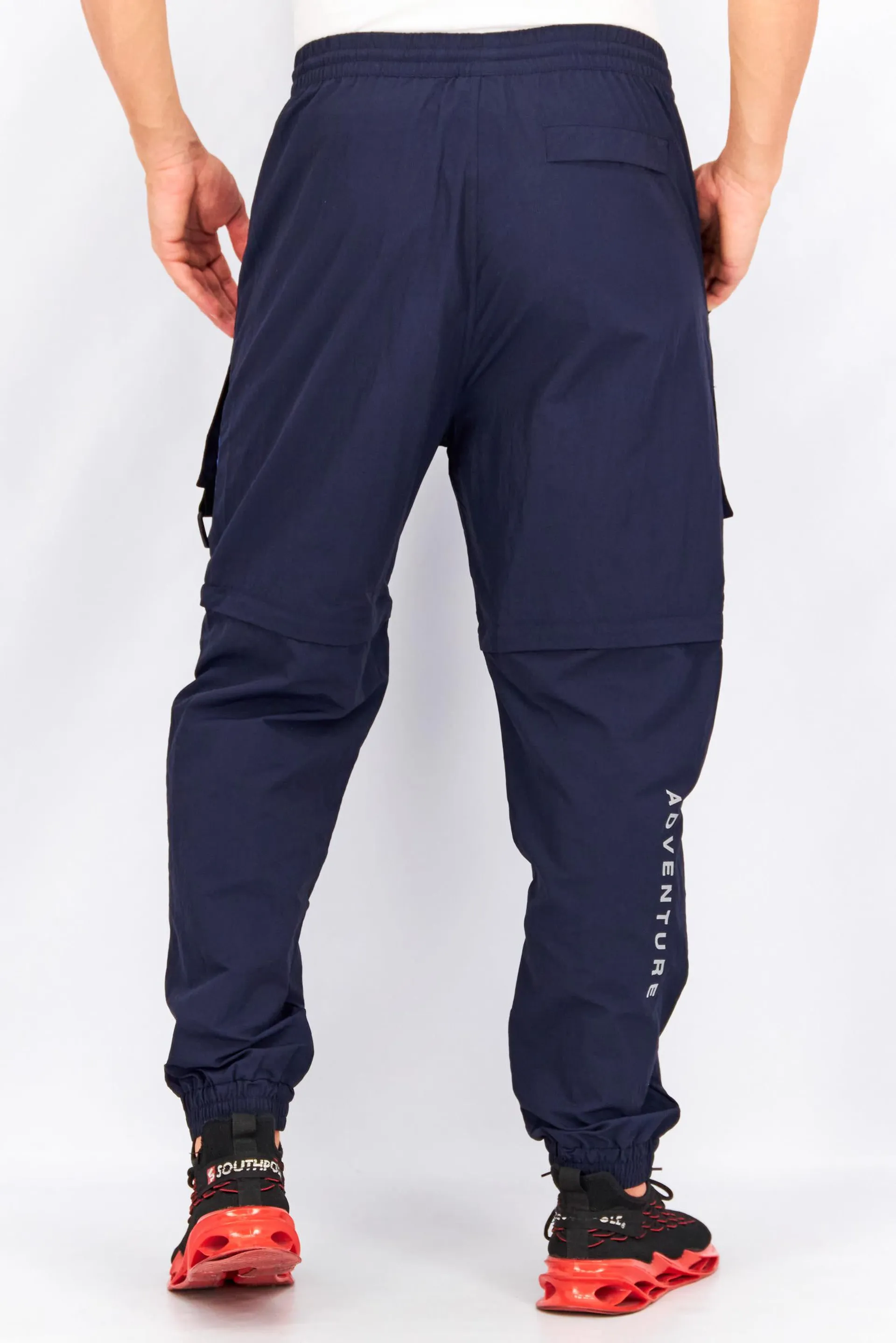 Men Sportswear Fit Training Sweatpants, Navy Combo