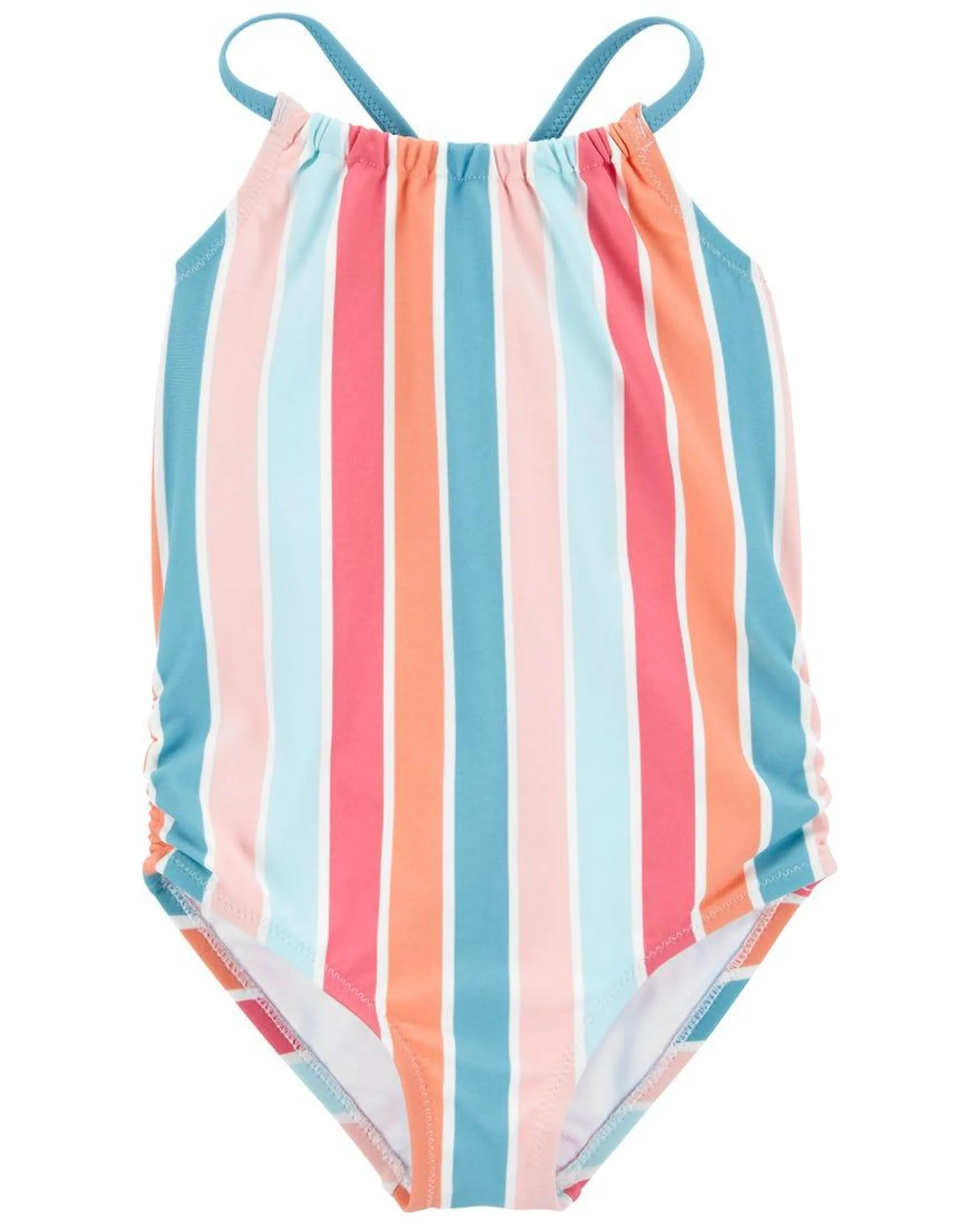 Striped One-Piece Swimsuit