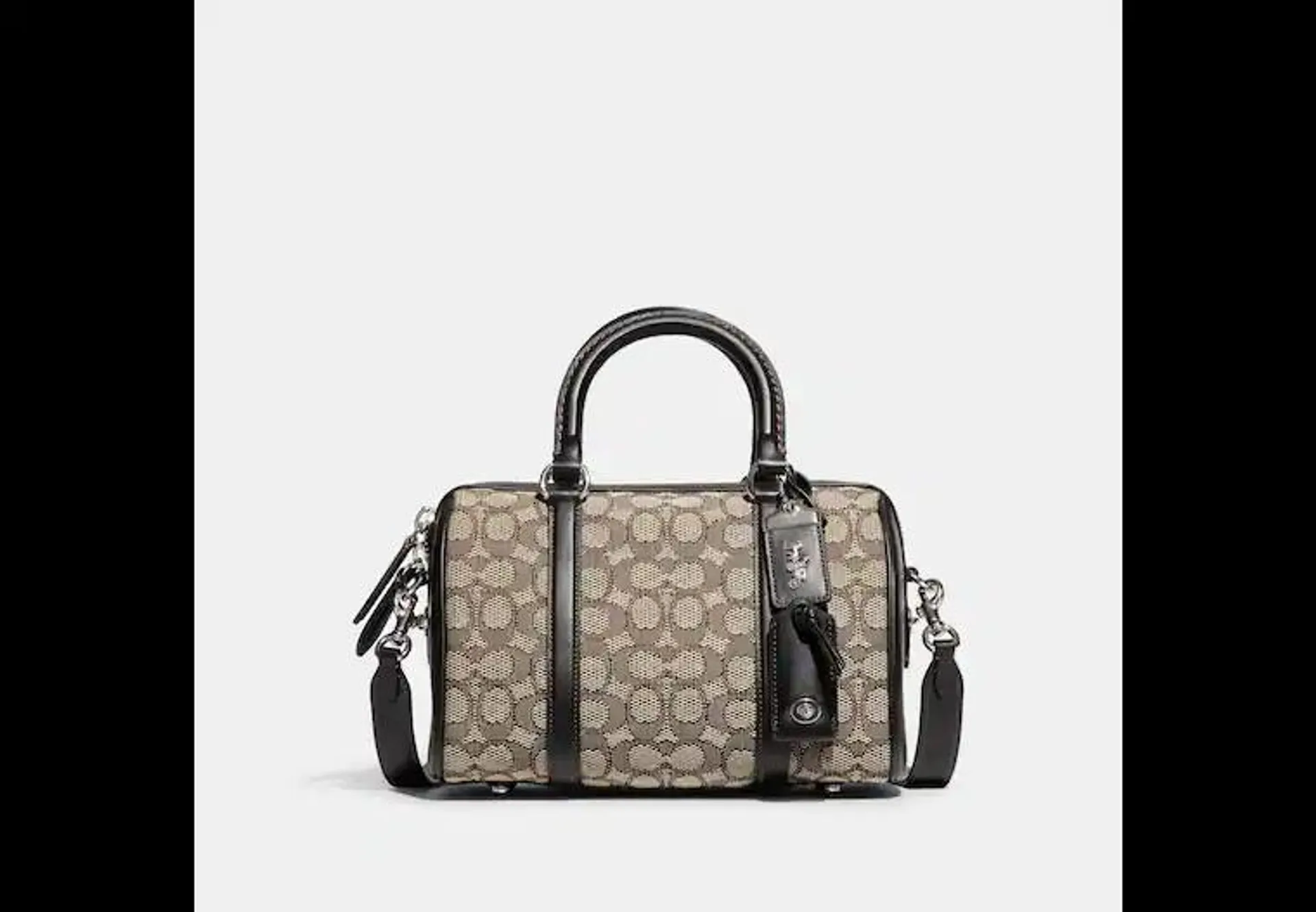 Ruby Satchel 25 In Signature Textile Jacquard