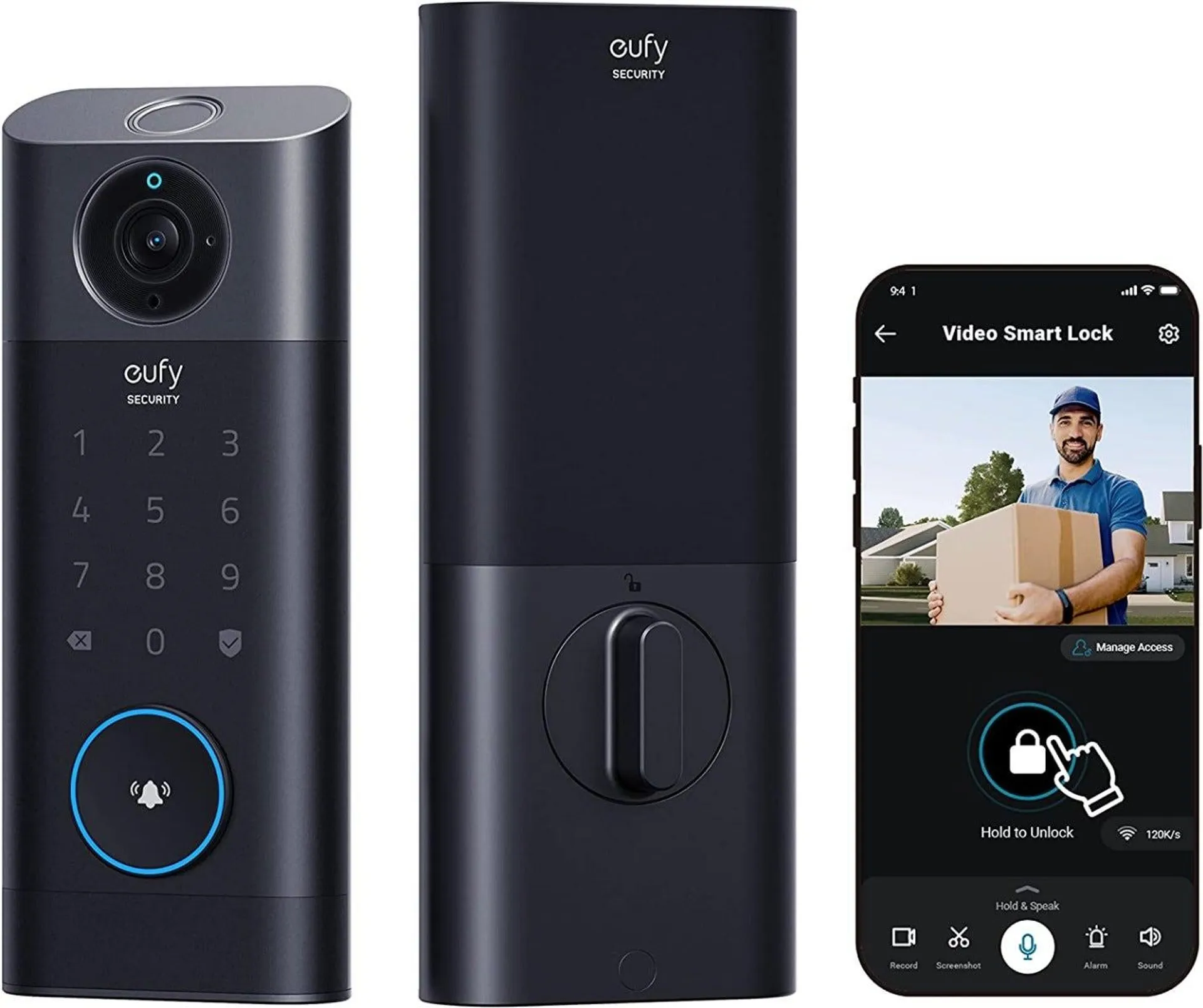 Eufy Security S330 Video Smart Lock 3-in-1