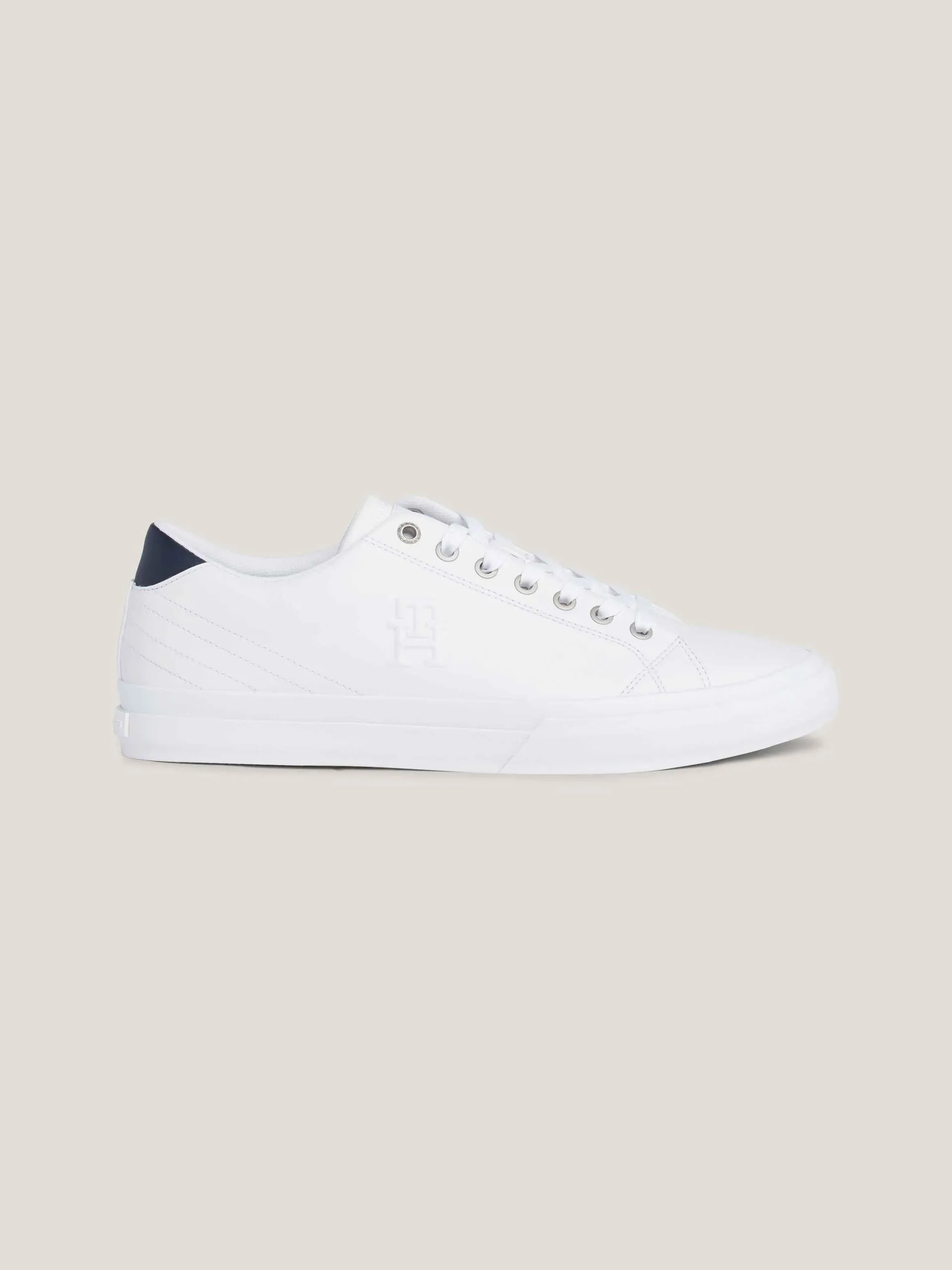 Essential TH Monogram Leather Trainers