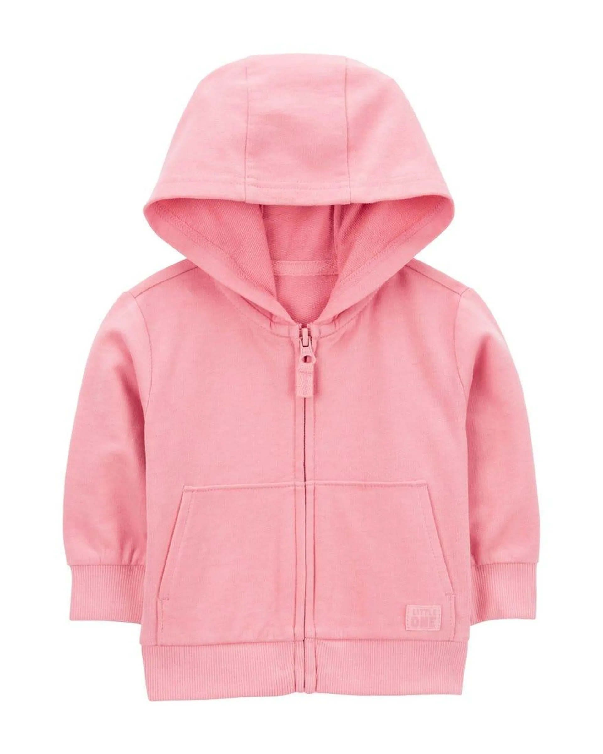 Zip-Front French Terry Hoodie