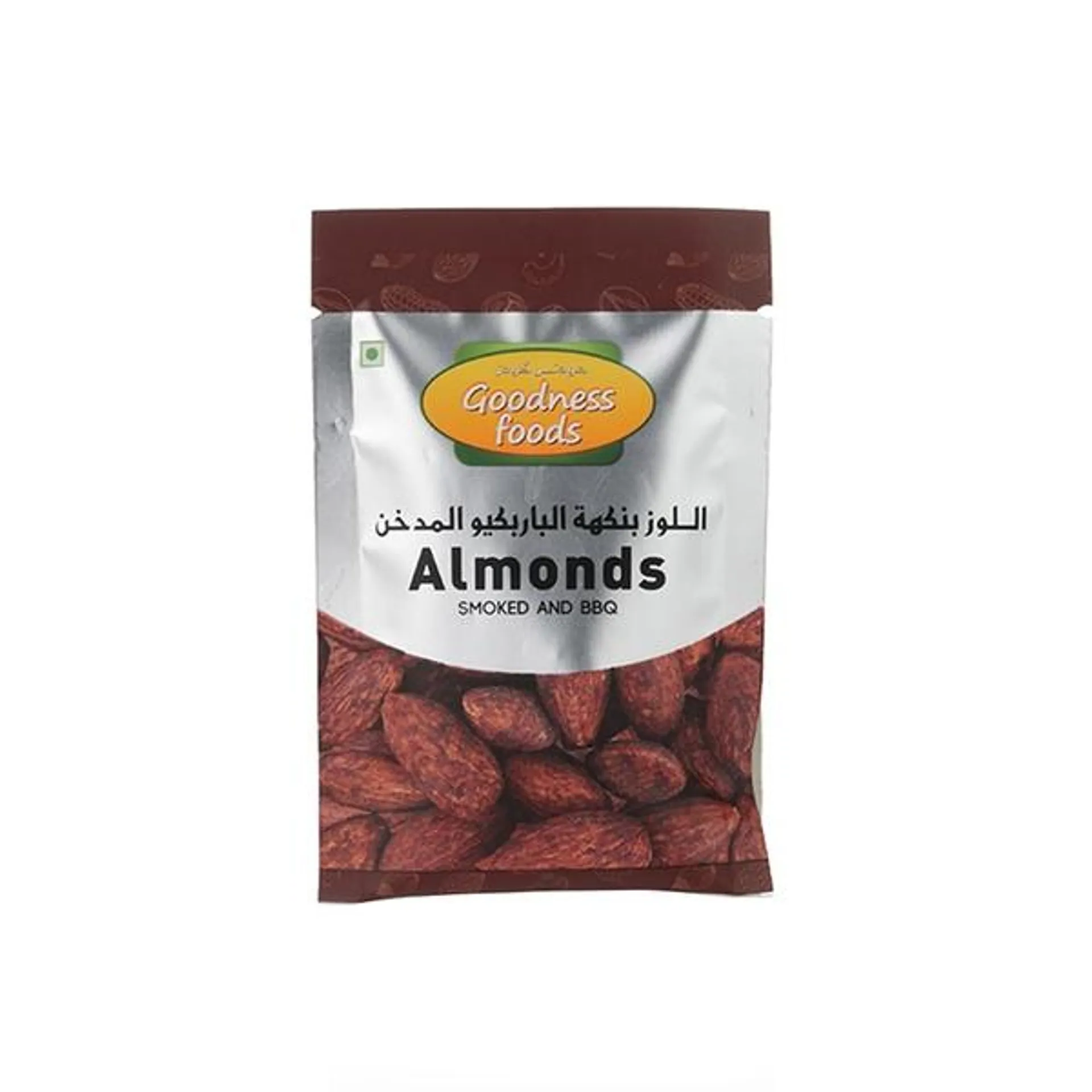 Goodness Foods Almonds Smoked & Barbeque Packet 20g