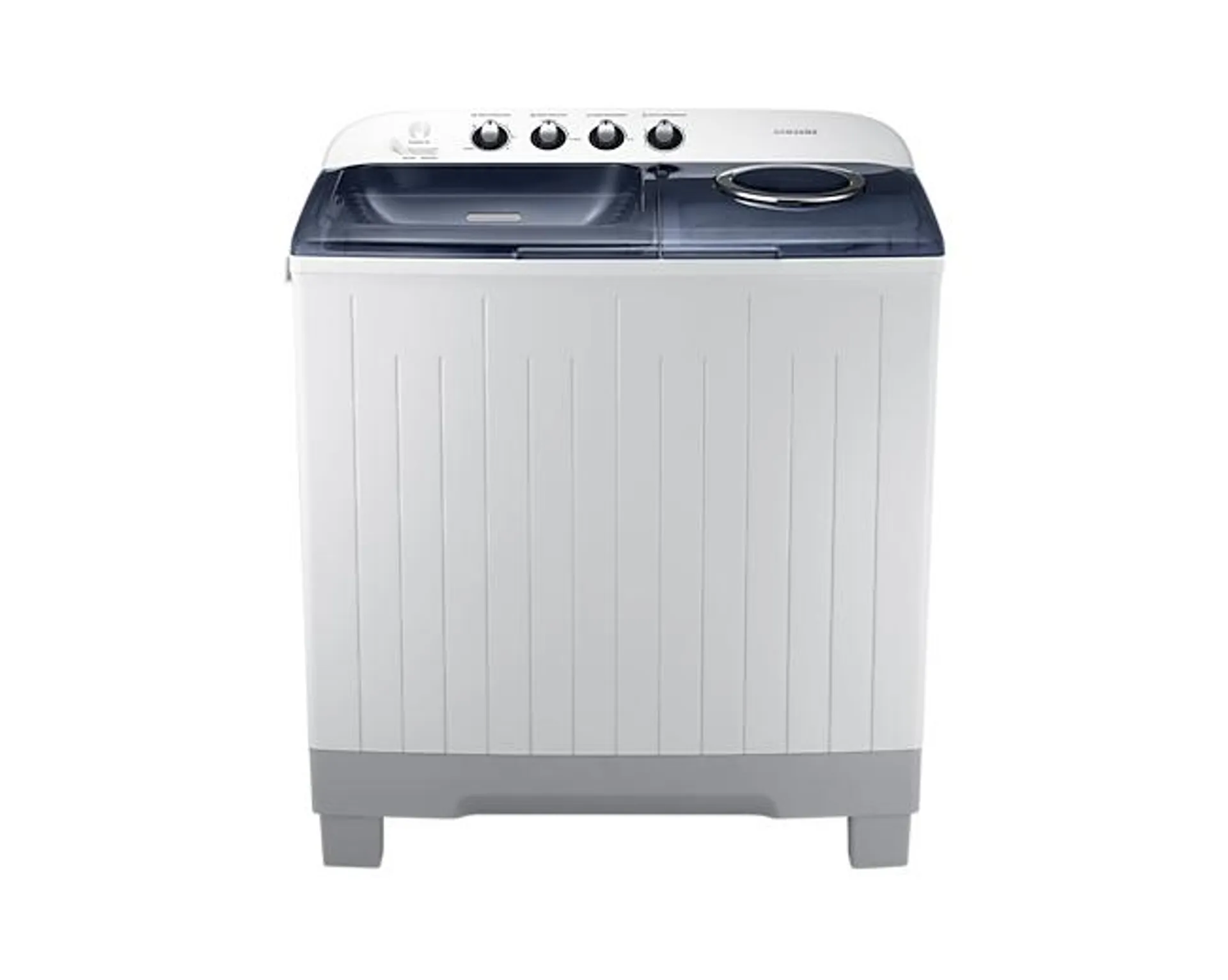 Top Load Twin Tub Washing Machine for Powerful Cleaning, 12KG, Light Gray - WT12J4200MB/GU