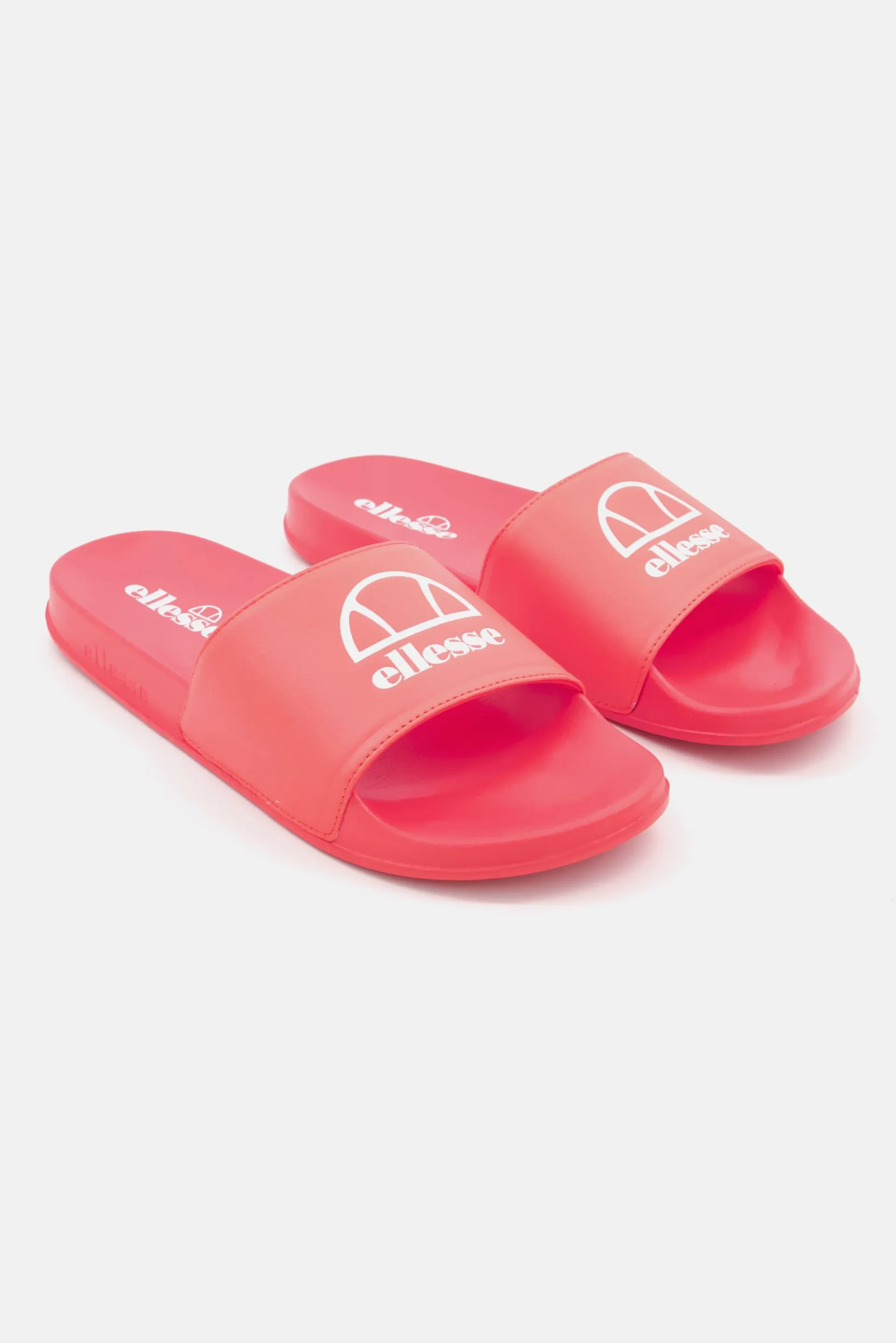 Men Brand Logo Slide Slippers, Orange
