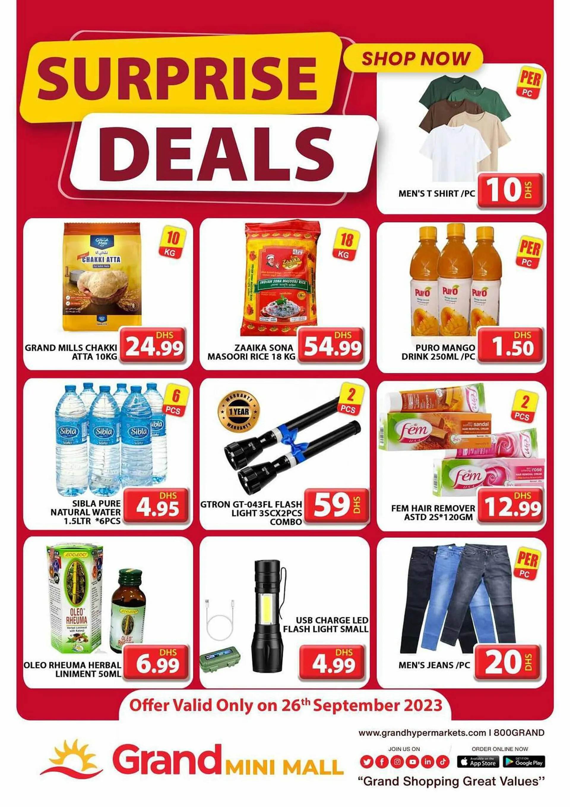 Grand Hyper Market catalogue from 26 September to 2 October 2023 - Offers page 1