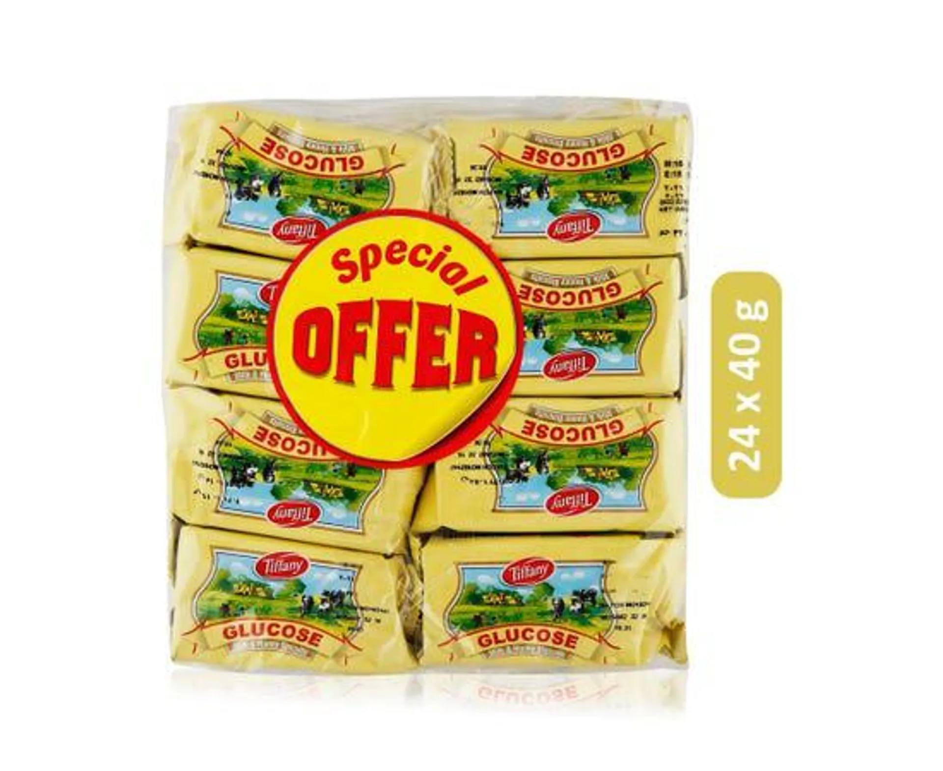 Tiffany Clucose Biscuits - 24 x 40g