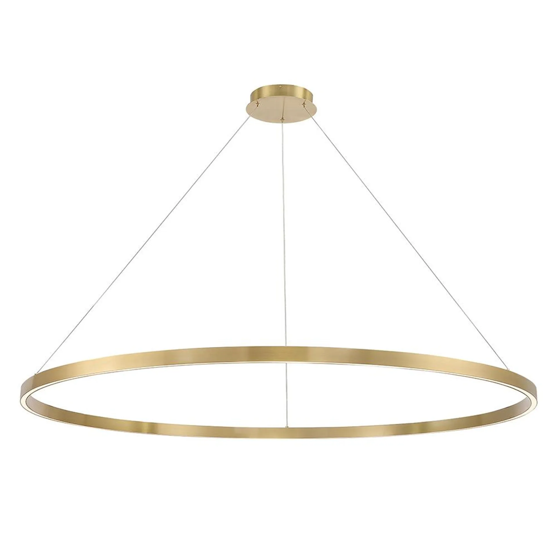 Lunar LED Pendant - Aged Brass