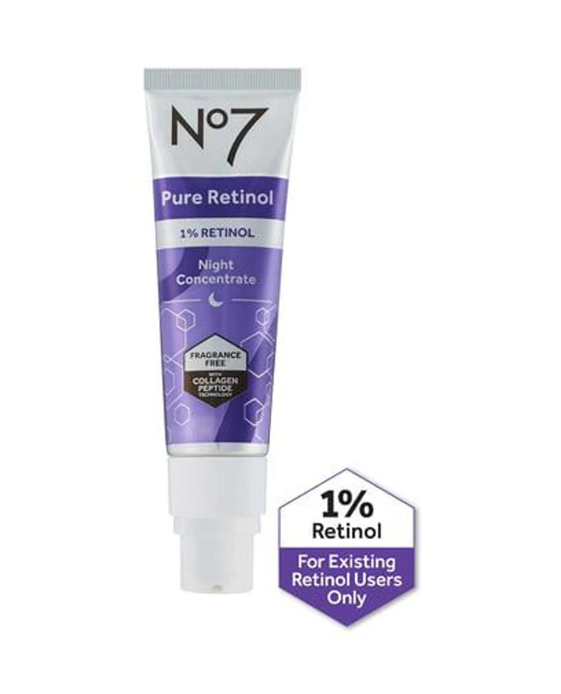 No7 Pure Retinol 1% Retinol Night Concentrate 30ml