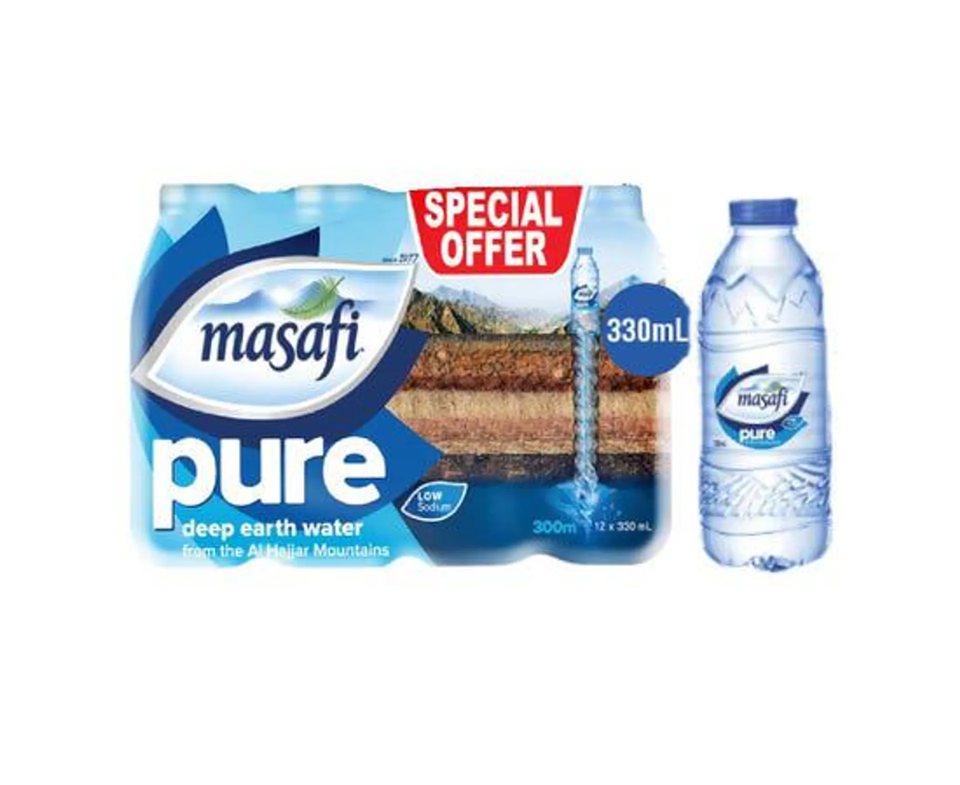 Masafi Mineral Water - 12 x 330ml
