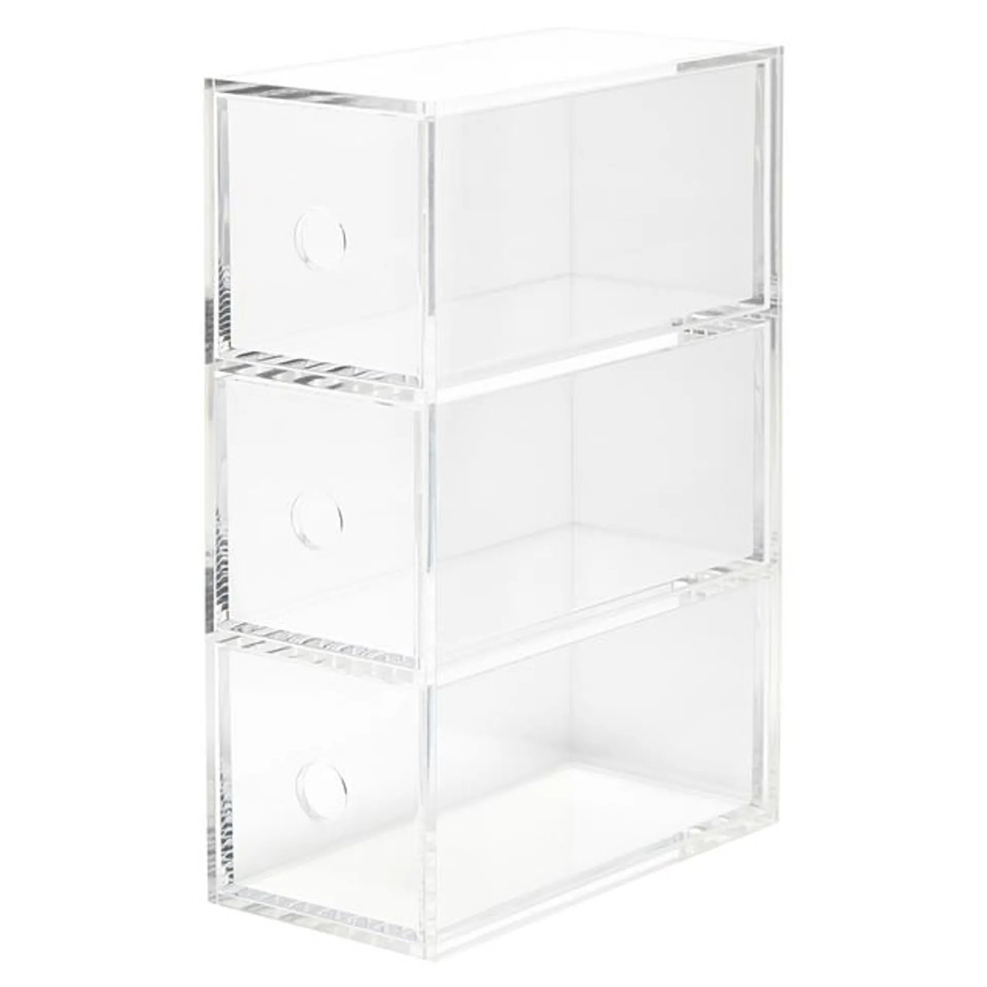 Acrylic Accessory Storage, 3 Steps, W 8.7 x D 17 x H 25.2 cm