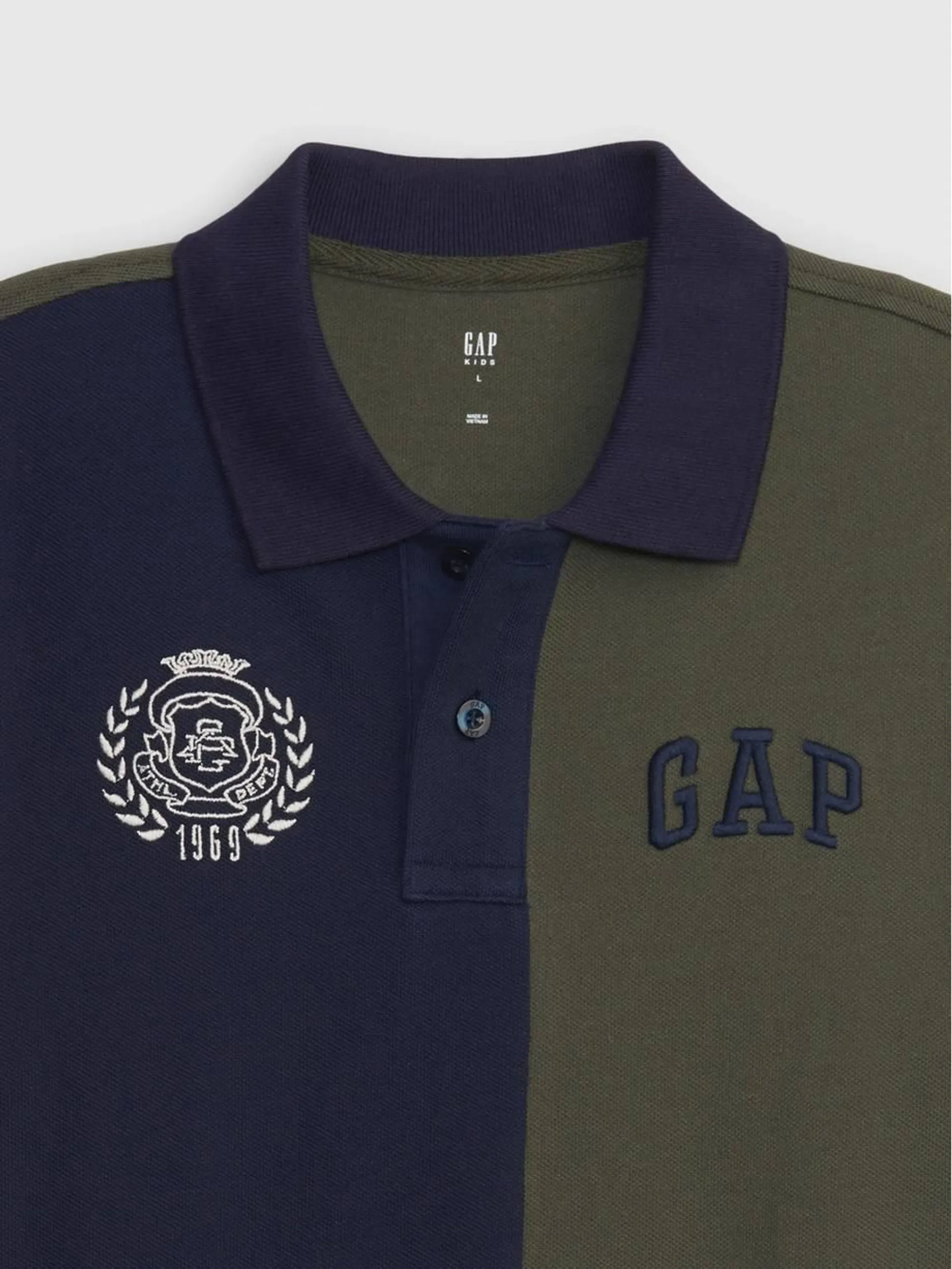 Kids Colorblock Polo Shirt