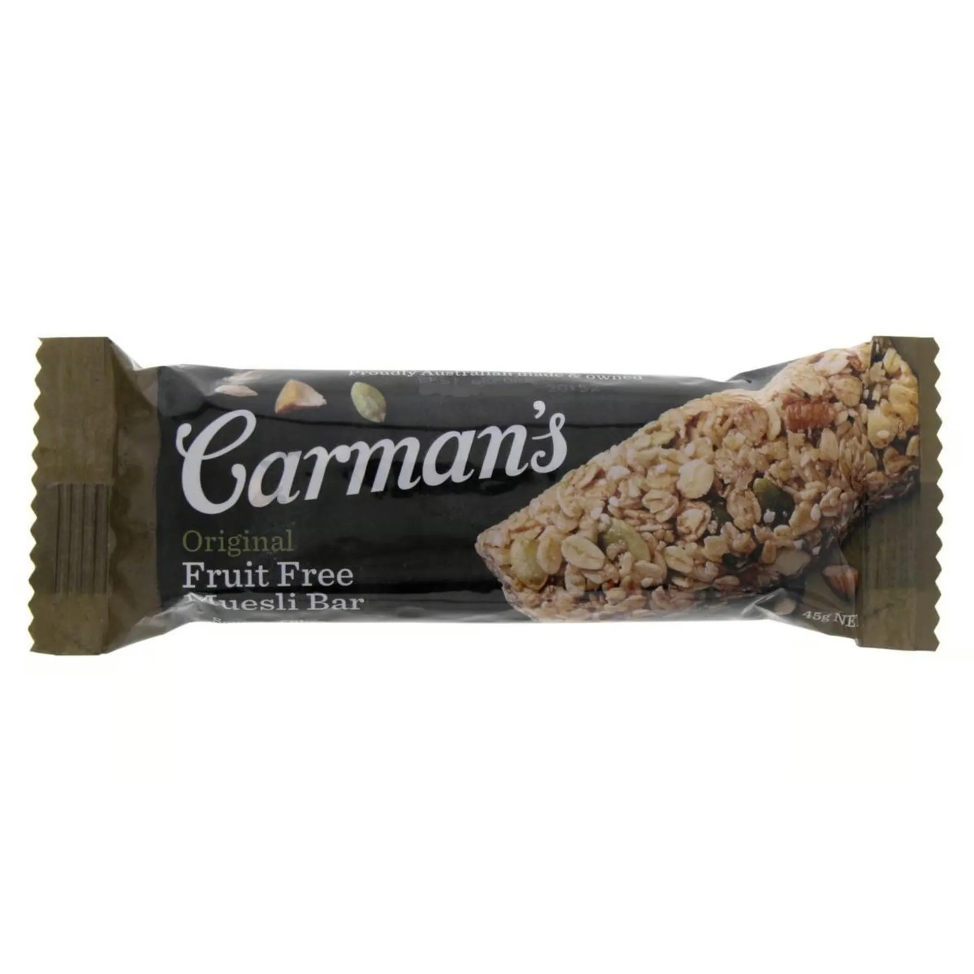 Carman's Original Fruit Free Muesli Bar 45 g