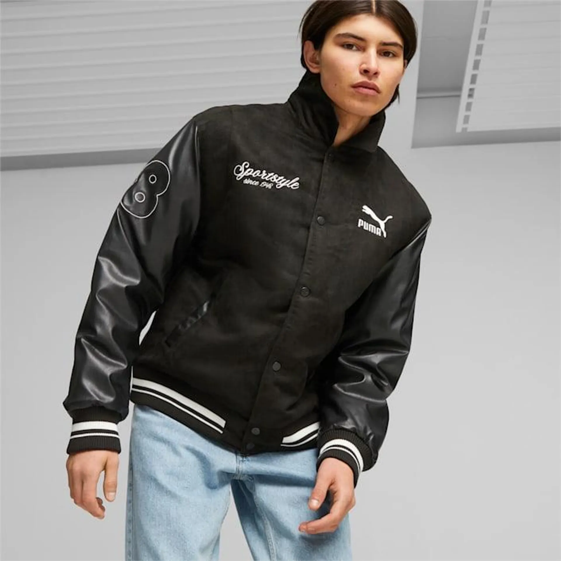 PUMA TEAM Men's Varsity Jacket