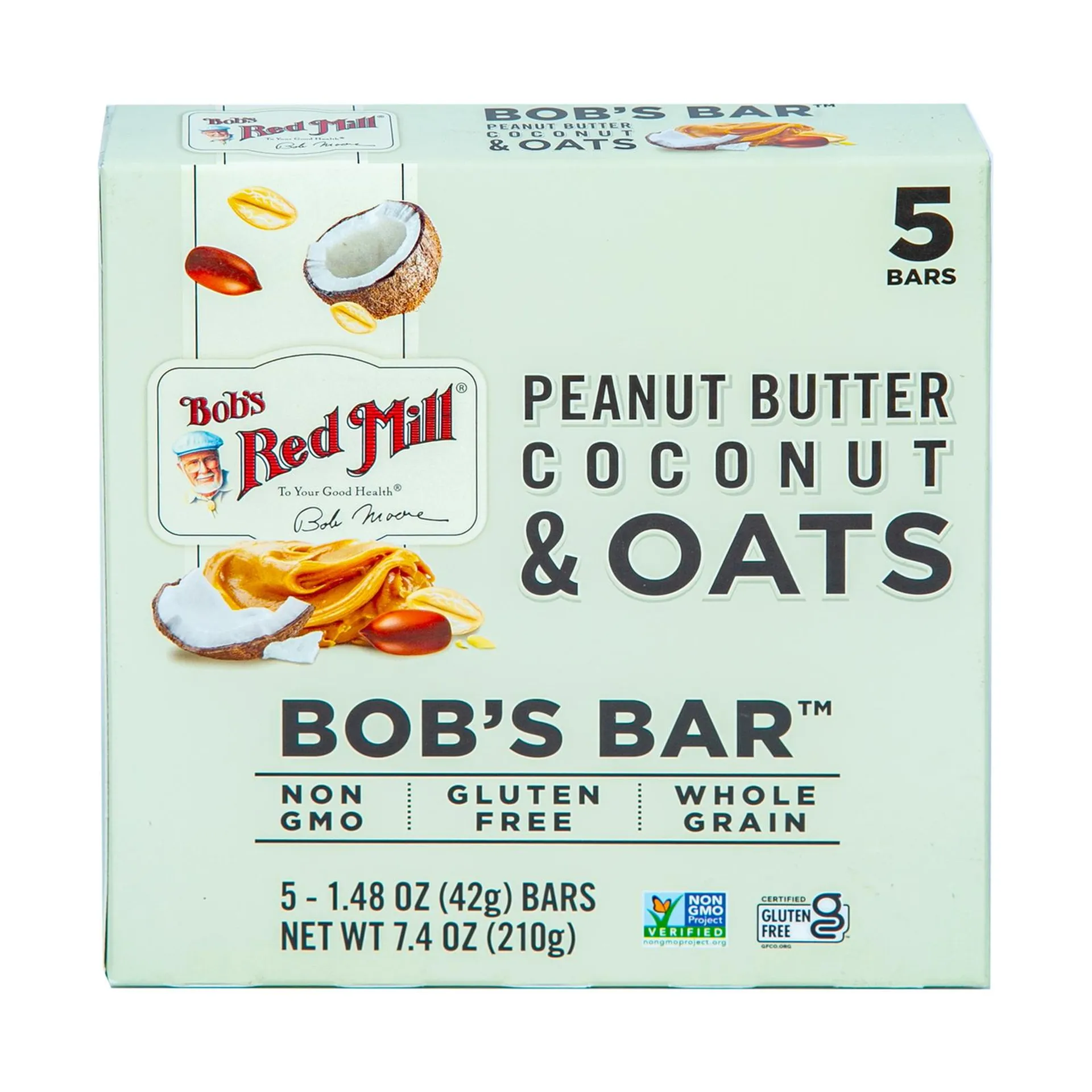 Bob's Red Mill Peanut Butter Coconut & Oats 5 x 42 g