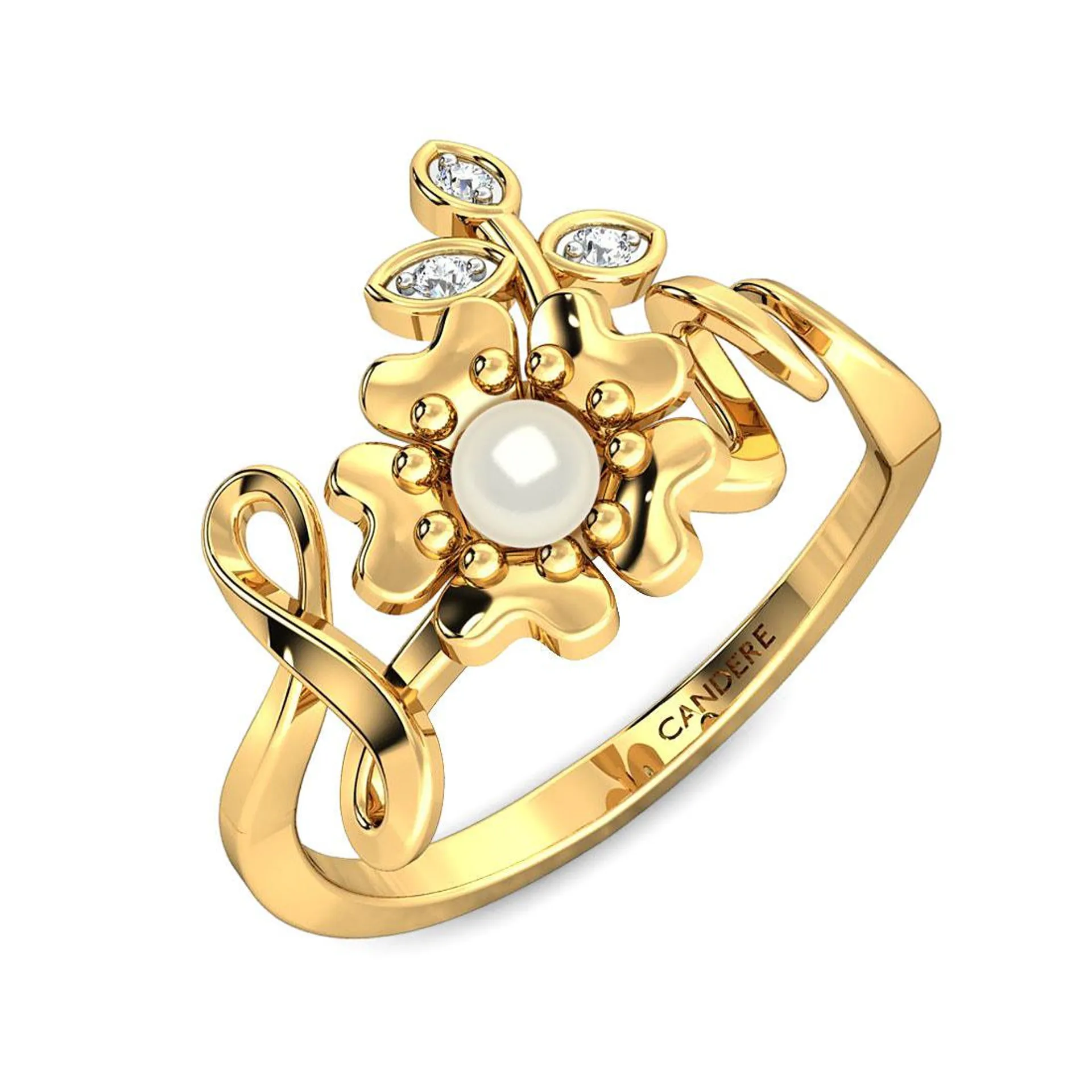 Dolly Pearl Diamond Ring