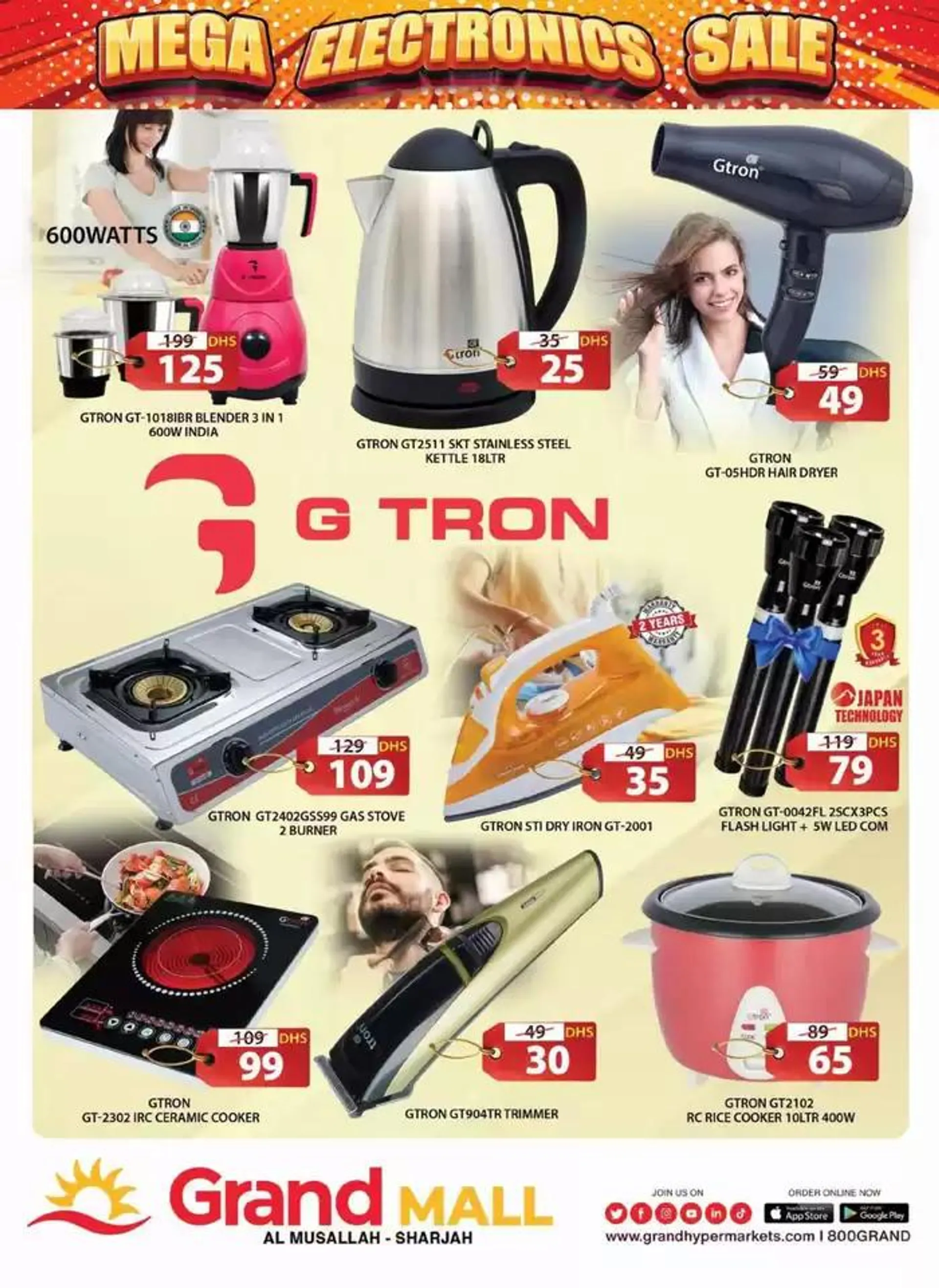 Mega Celebration Sale - Grand Mall Sharjah from 31 January to 5 February 2025 - Offers page 2