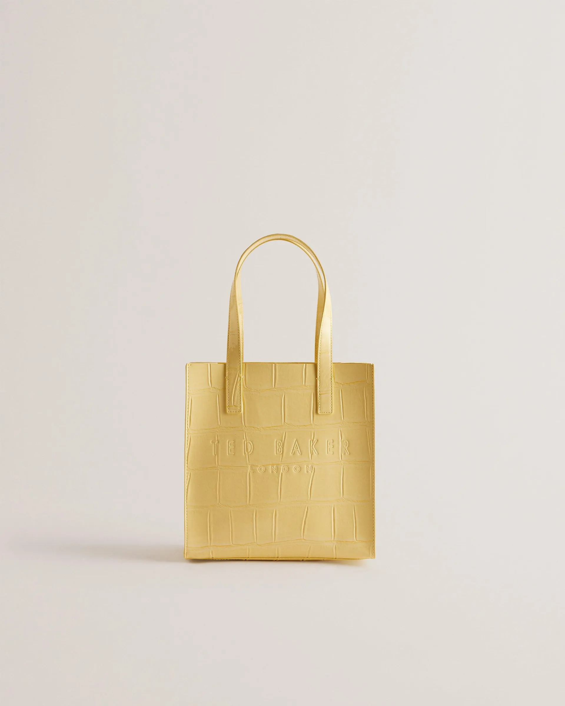 Reptcon Croc Detail Small Icon Bag Lt-Yellow