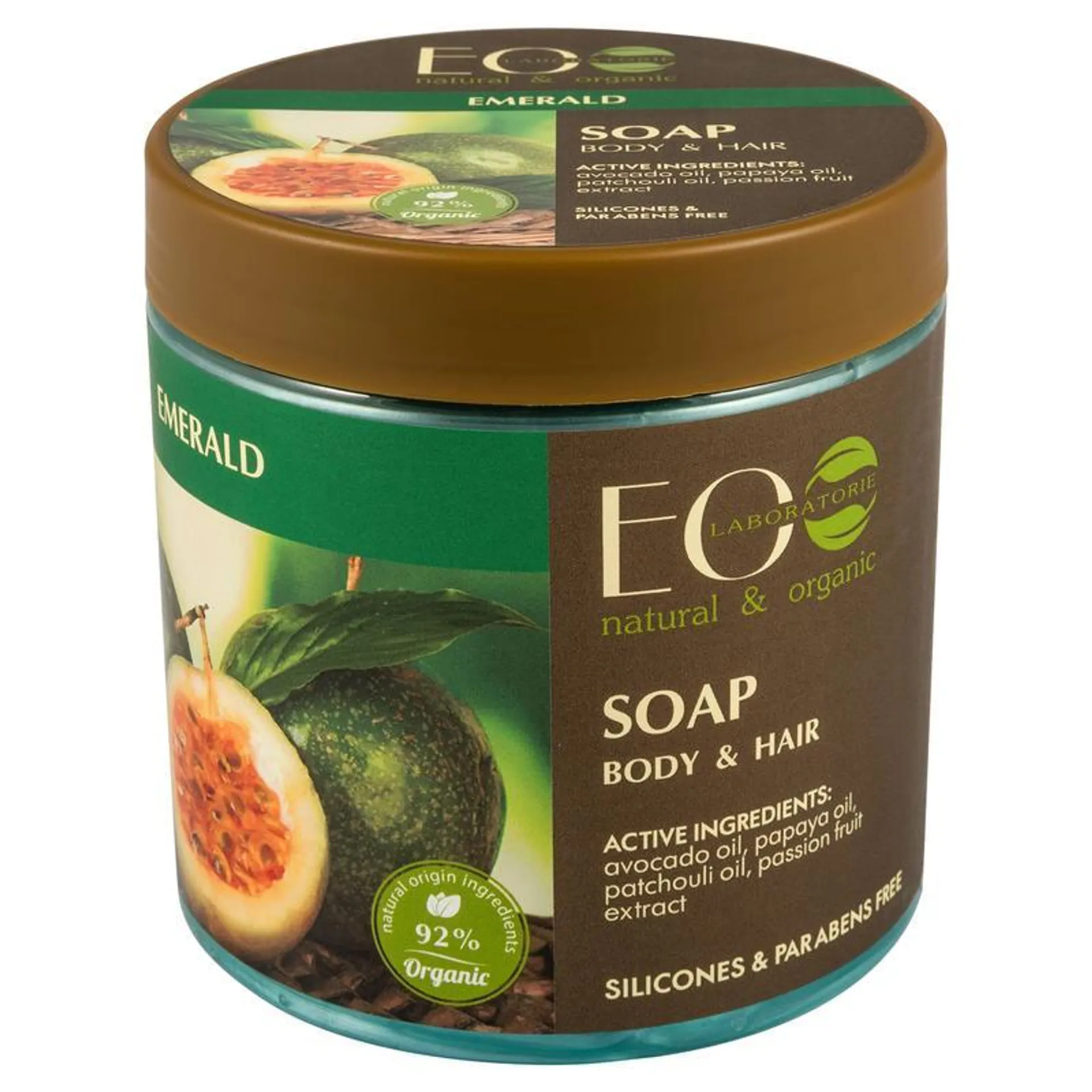 EO Laboratorie Organic Emerald Soap: Freshness & Shine