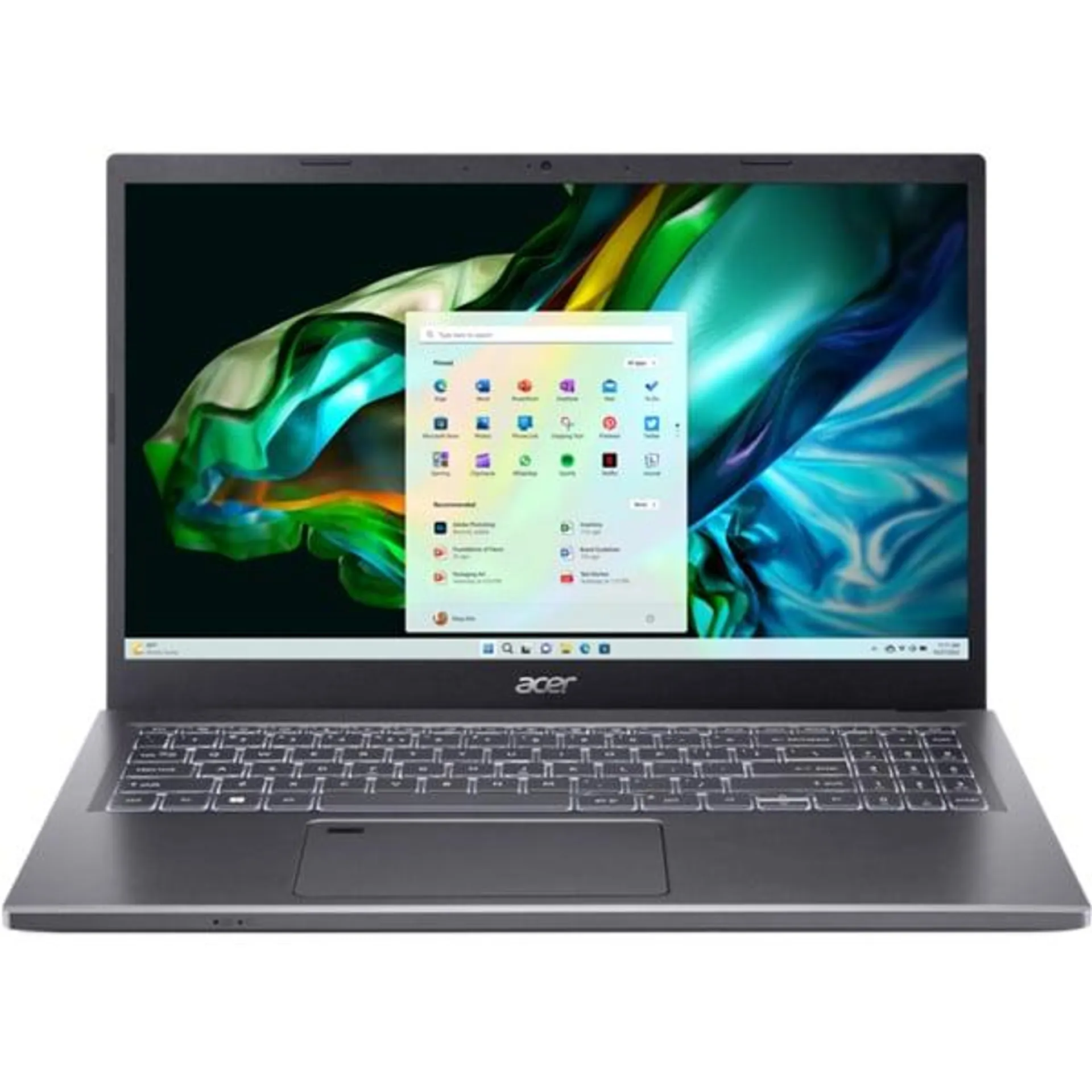 Acer Aspire 5 (2023) Laptop – 13th Gen / Intel Core i5-1335U / 15.6inch FHD / 512GB SSD / 8GB RAM / 4GB NVIDIA GeForce RTX 2050 Graphics / Windows 11 Home / English & Arabic Keyboard / Steel Grey / Middle East Version – [A515-58GM-58JZ]