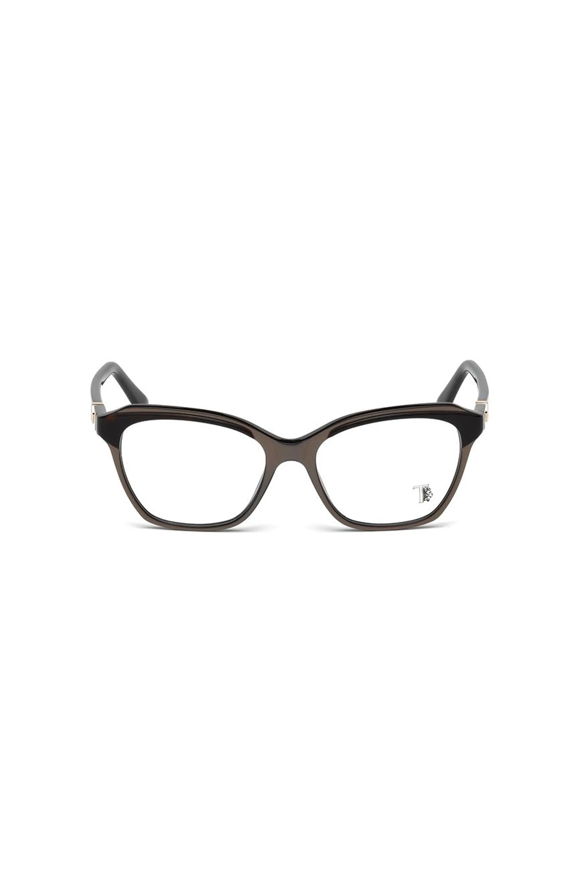 Women Geometric Shiny Bordeaux Optical Frame