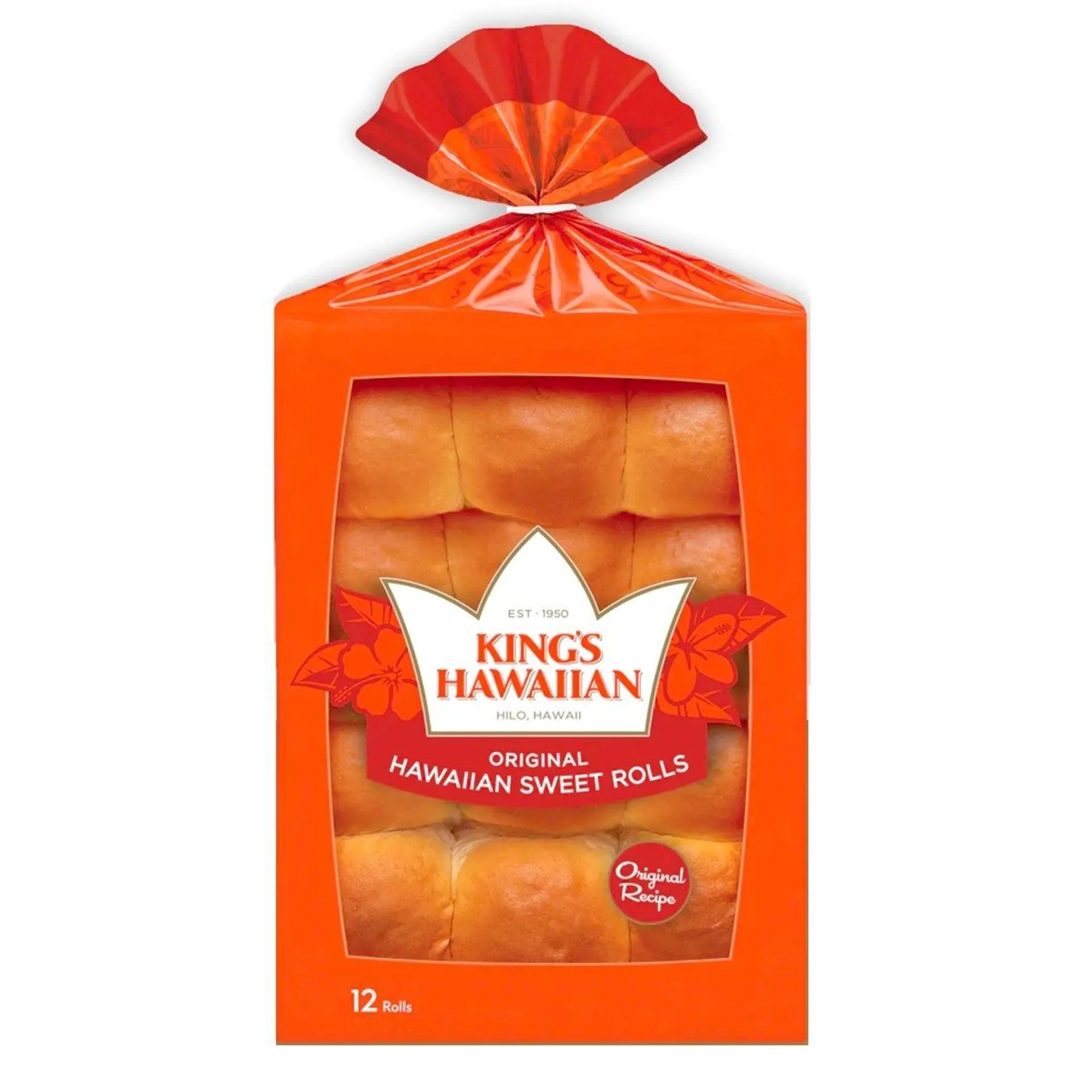 King's Hawaiian Original Hawaiian Sweet Rolls 12 pcs 340 g