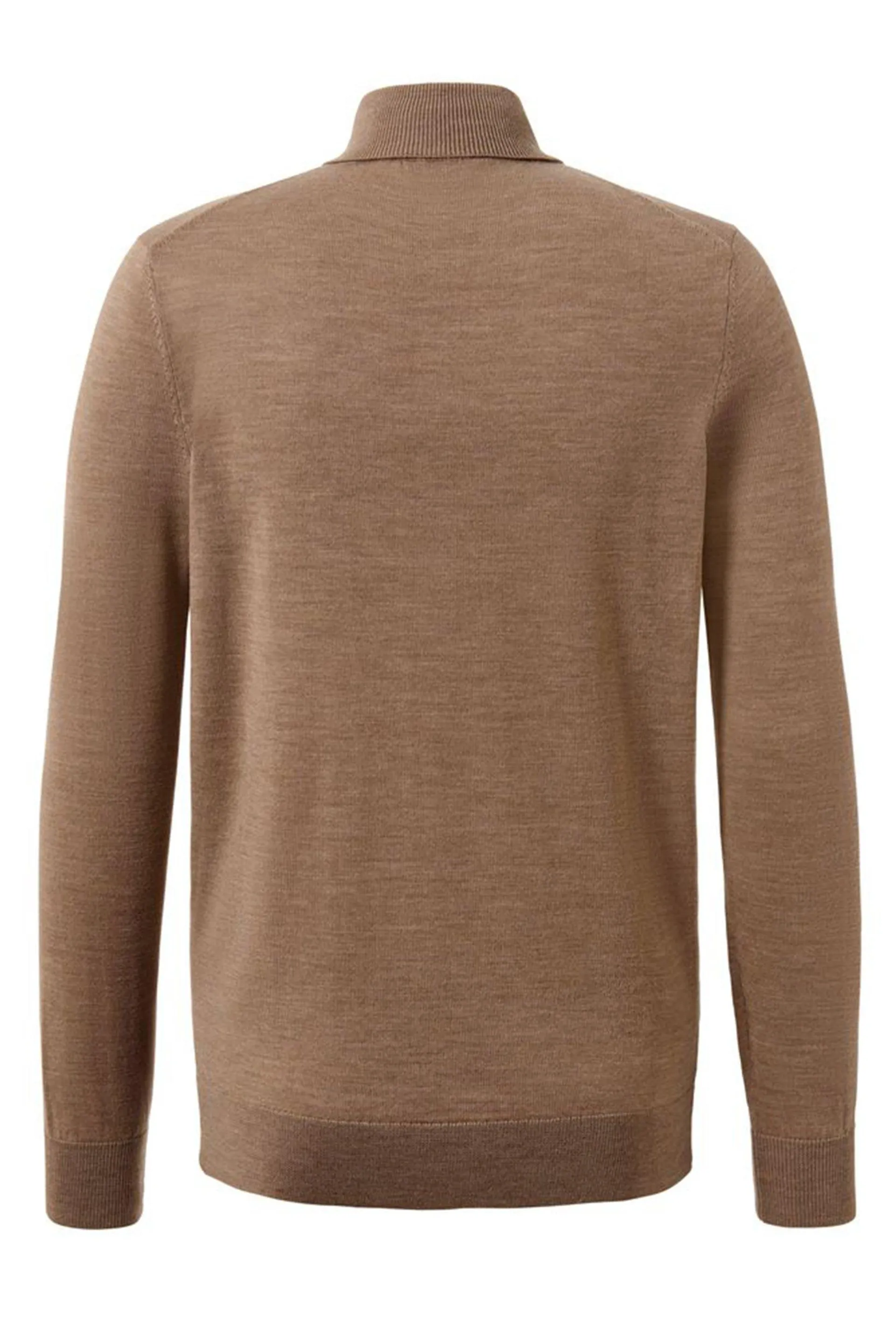 Men Turtle Neck Knitted Sweaters, Tan