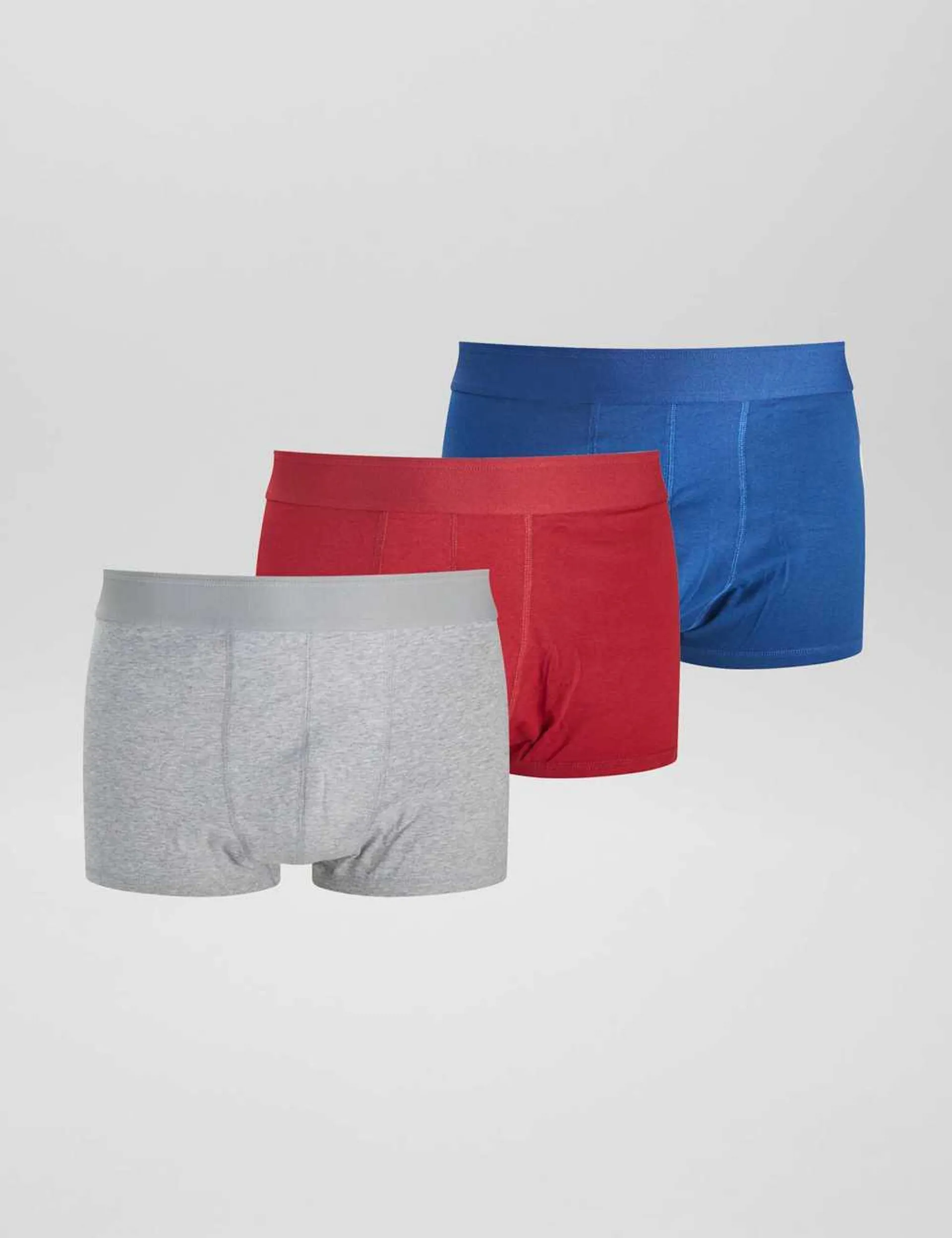 Pack of 3 pairs of plus size eco-design boxer shorts