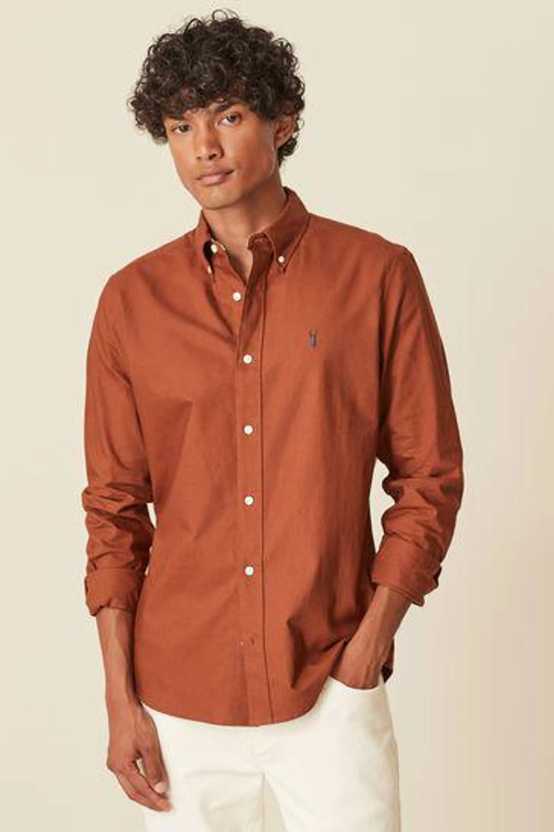 Long Sleeve Oxford Shirt