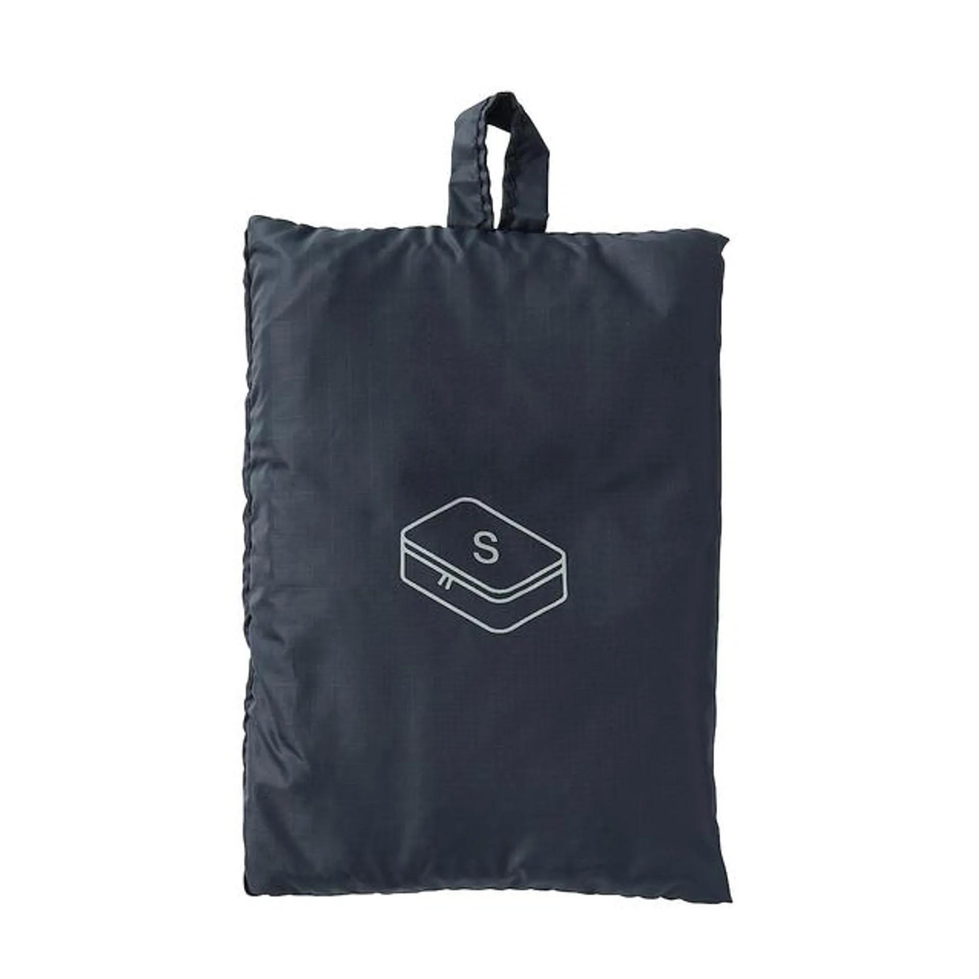 Recycled Nylon Gusset Case, W 20 x D 26 x H 10 cm, S, Black