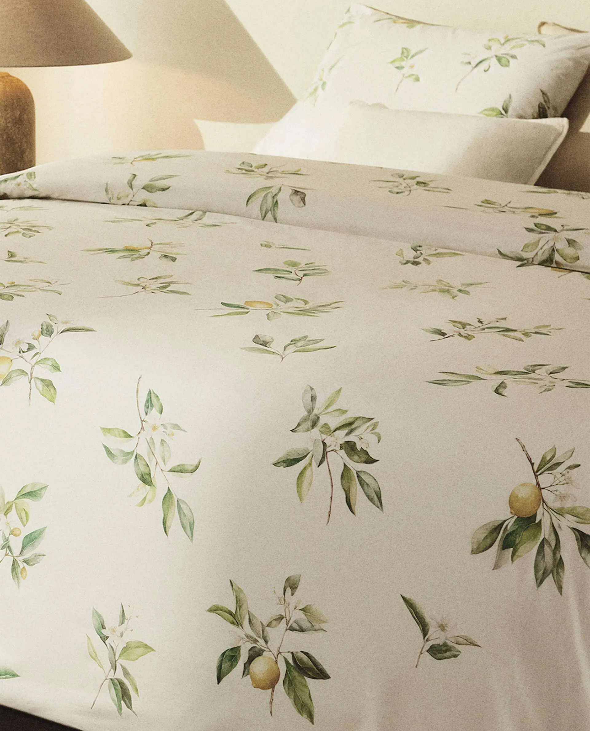 LEMON PRINT DUVET COVER