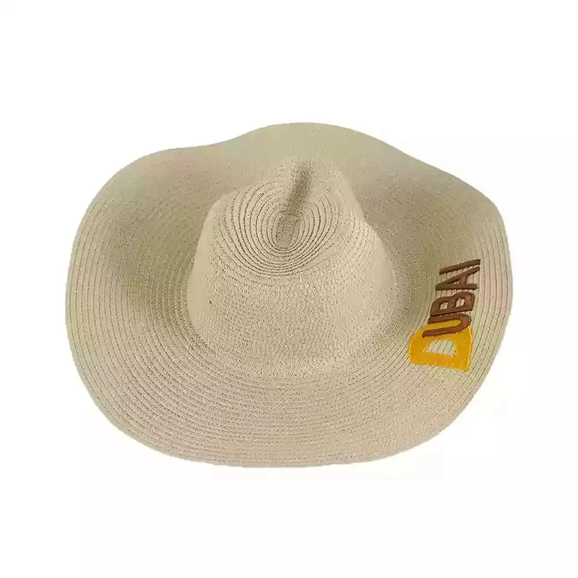 Large Floppy Foldable And Stylish Sunsafe Straw Hat For Womens- Light Brown