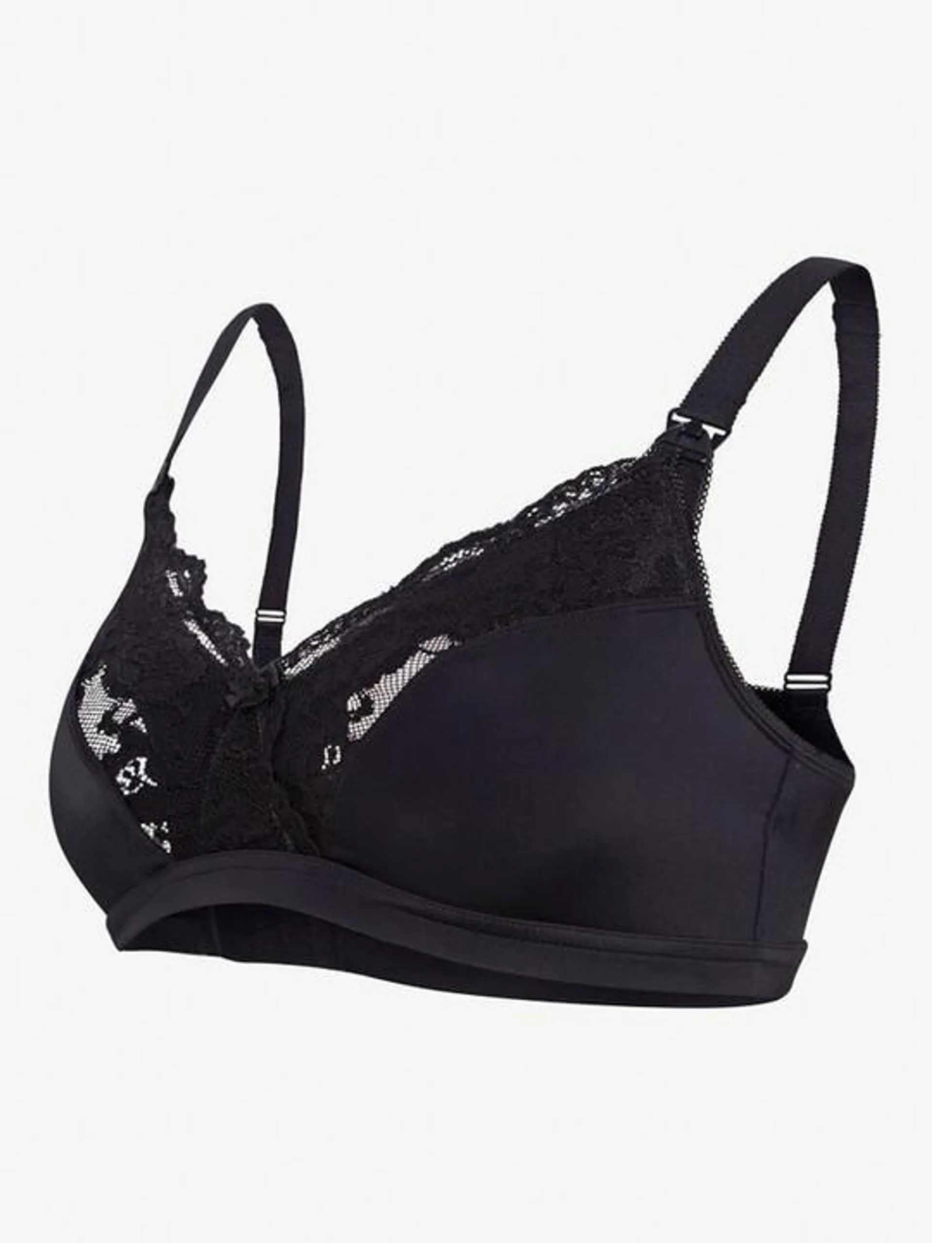 Cariwell Lace Maternity & Nursing Bra-lll Black