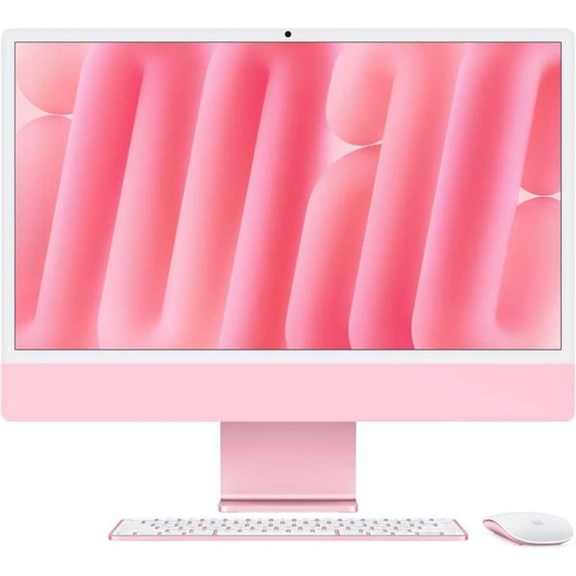 Apple iMac 24-inch (2024) – M4 with 10-Core CPU / 24GB RAM / 512GB SSD / 10-core GPU / macOS Sequoia / English & Arabic Keyboard / Pink / Middle East Version – Pre-order