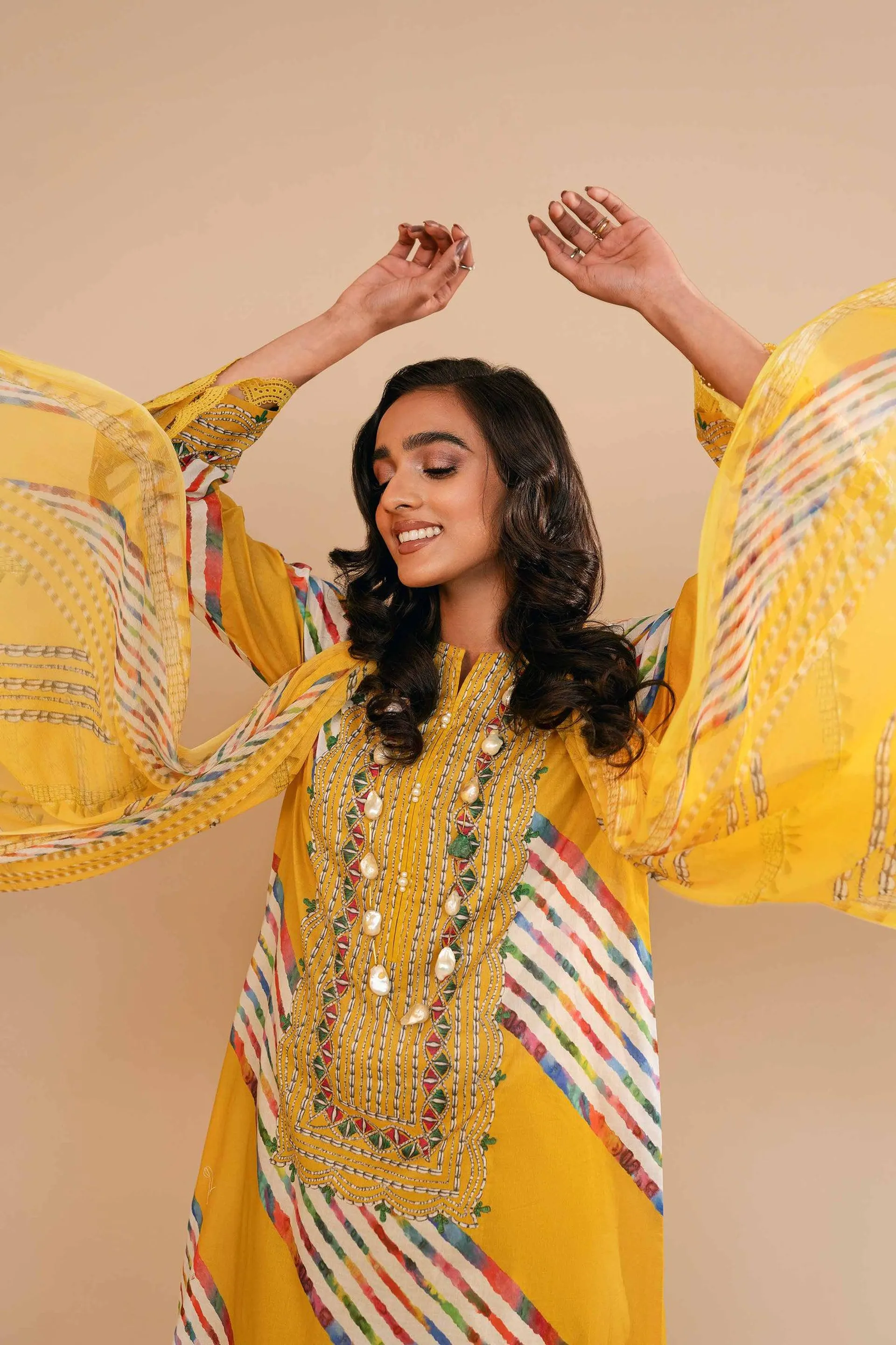 3 Piece - Digital Printed Suit -42301867