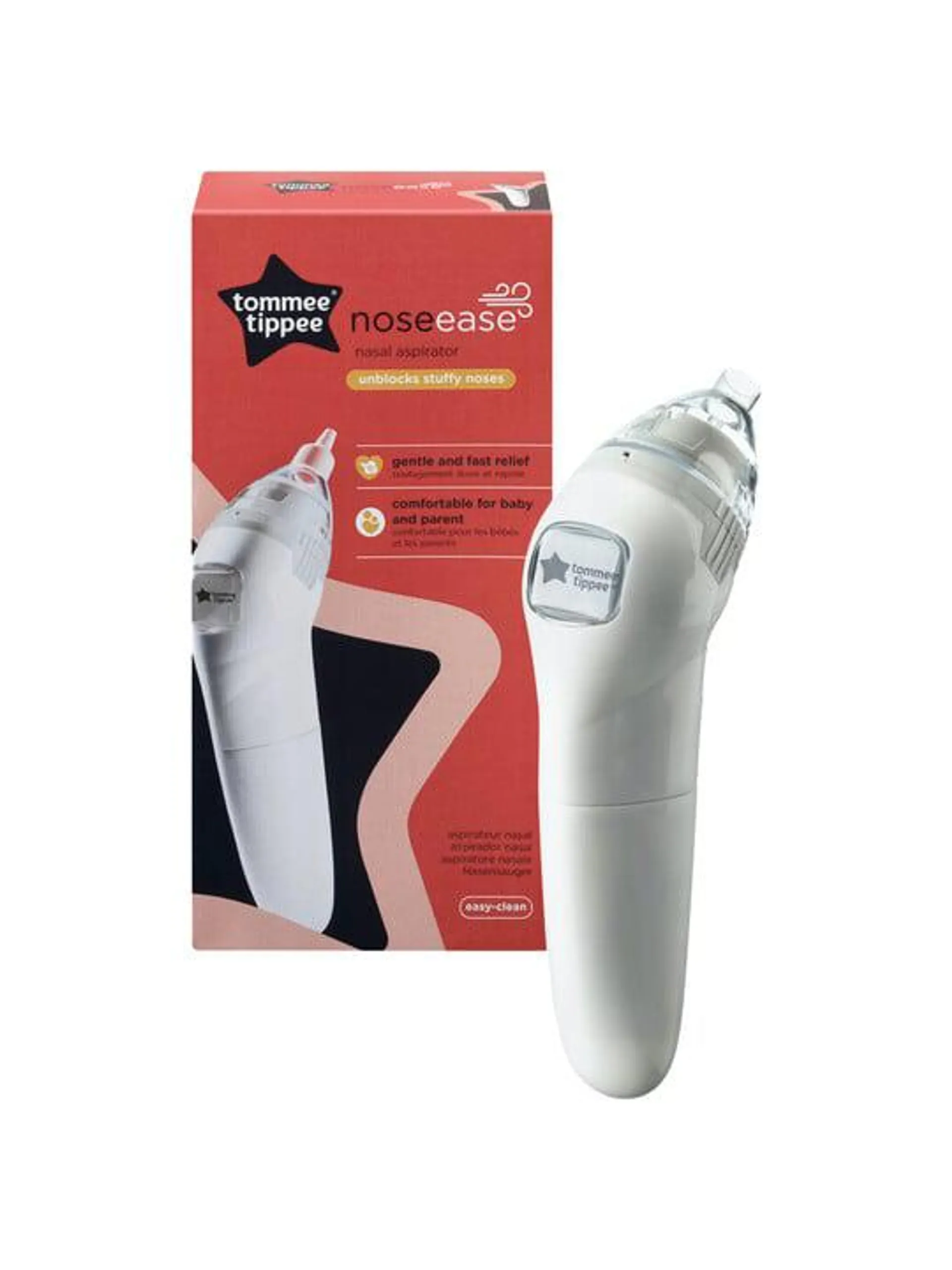 Tommee Tippee Battery Baby Nasal Aspirator for Relief from Nasal Congestion, 0m+