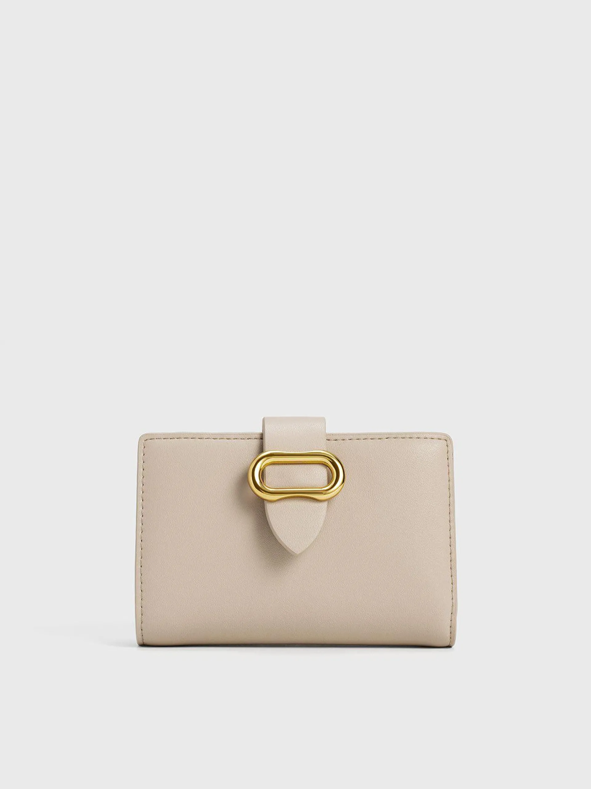 Daki Belted Wallet - Beige