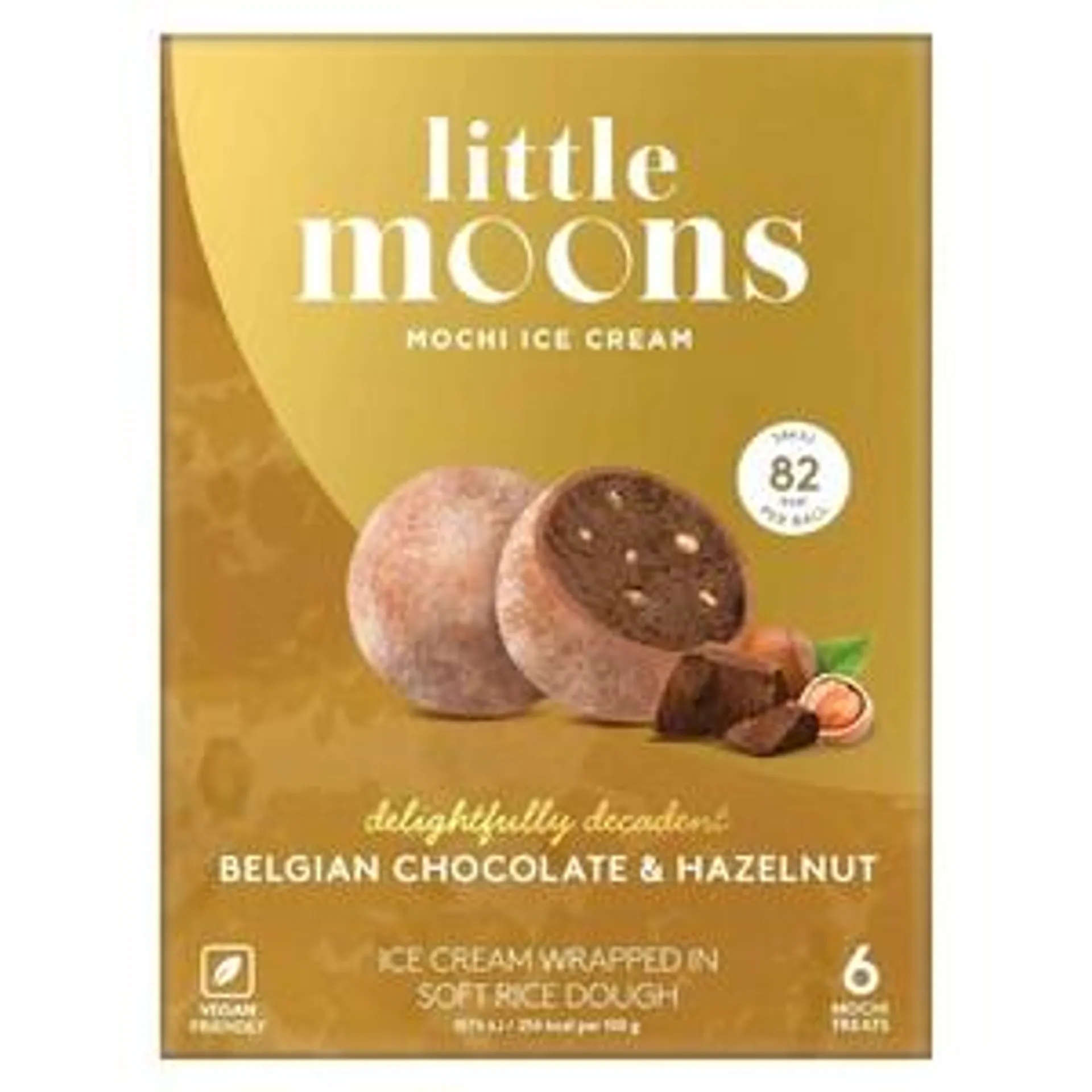 Little Moons Chocolate & Hazelnut Mochi Ice Cream 192 g