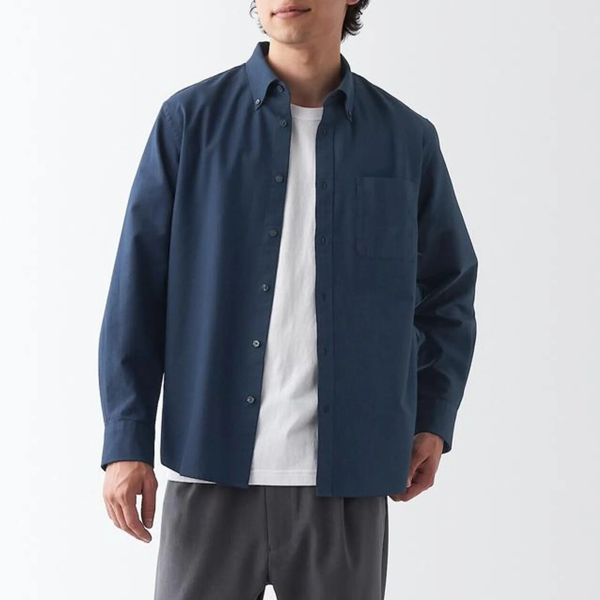 Washed Oxford Button Down Shirt