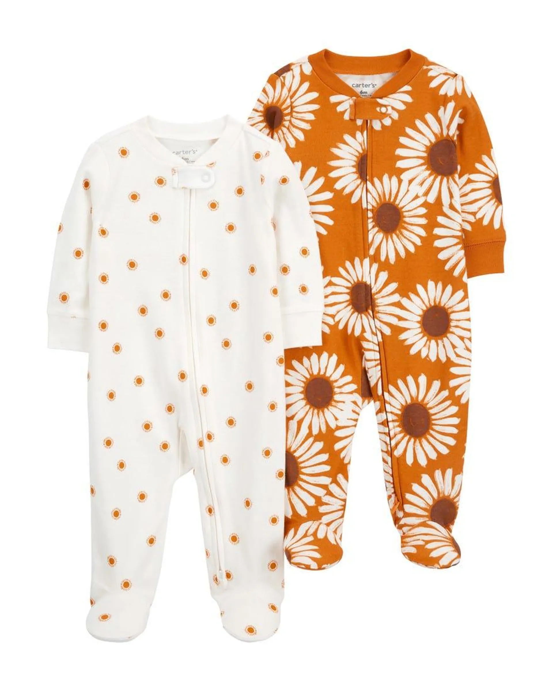 2-Pack Floral 1-Piece Pyjamas