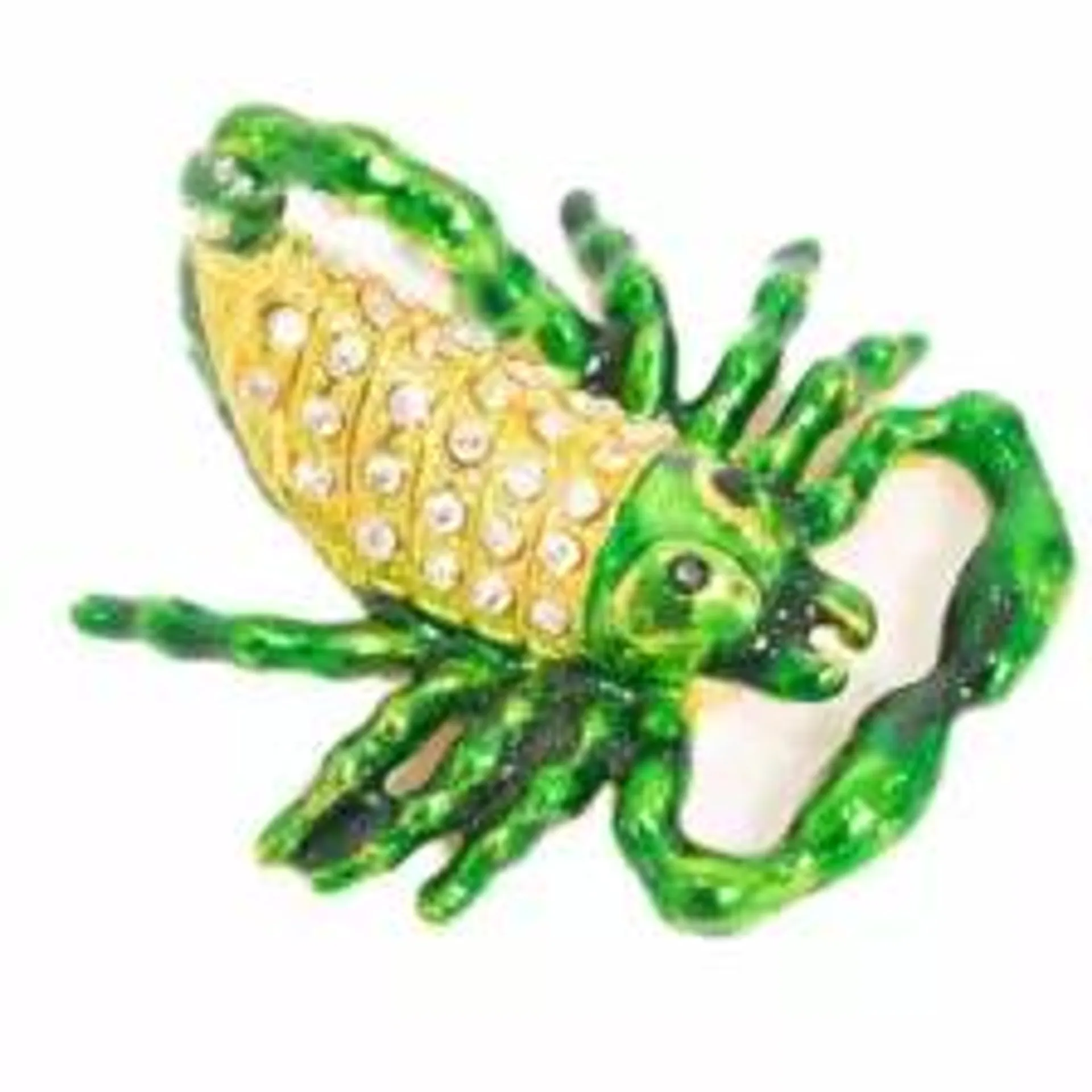 Green Enamel Crystal Scorpio Showpiece for Home Decoration office Decoration Living Room, Gift Decor