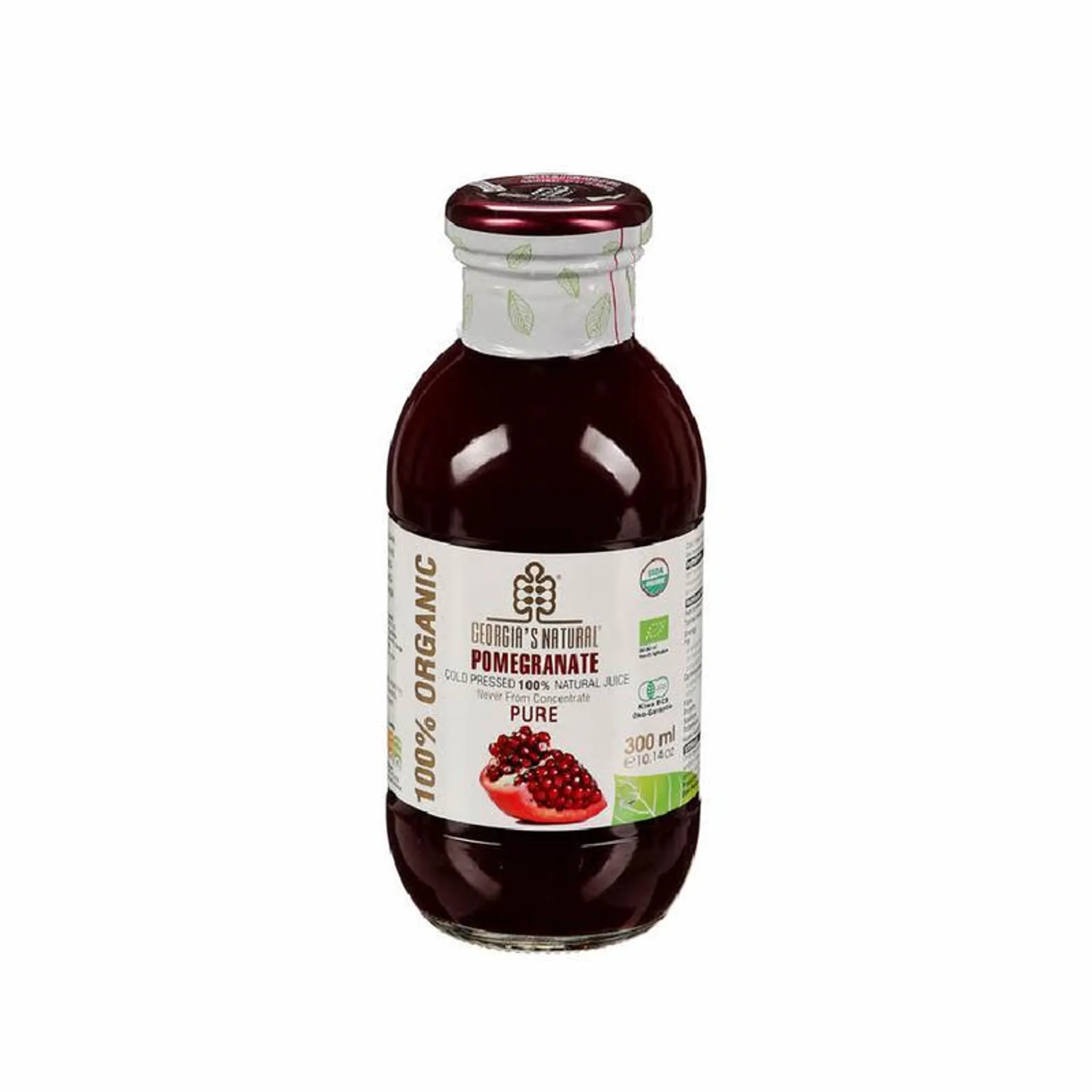 Georgia's Natural Organic Cold Pressed Pomegranate Juice 300ml