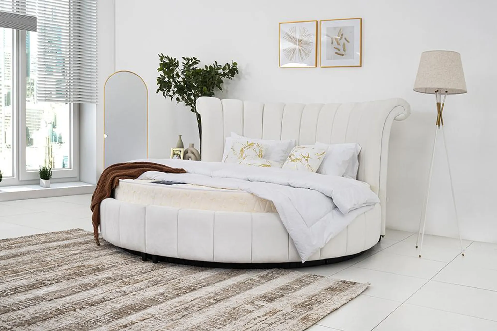 Orient Round Bed