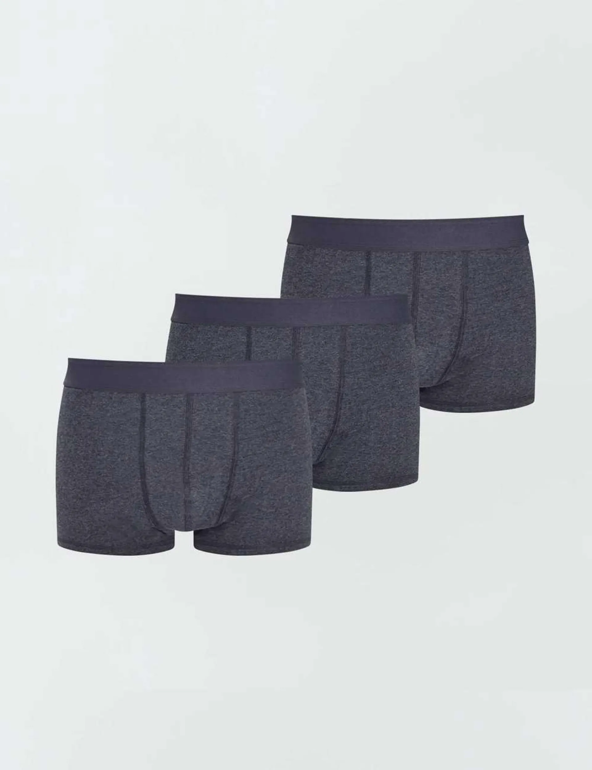 Pack of 3 pairs of plus size eco-design boxer shorts