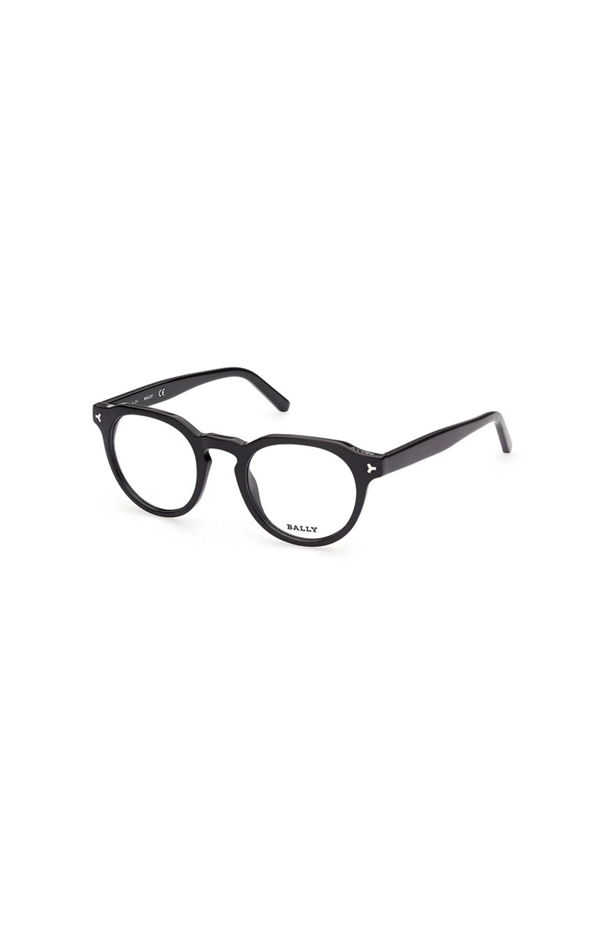 Men Geometric Dark Havana Optical Frames