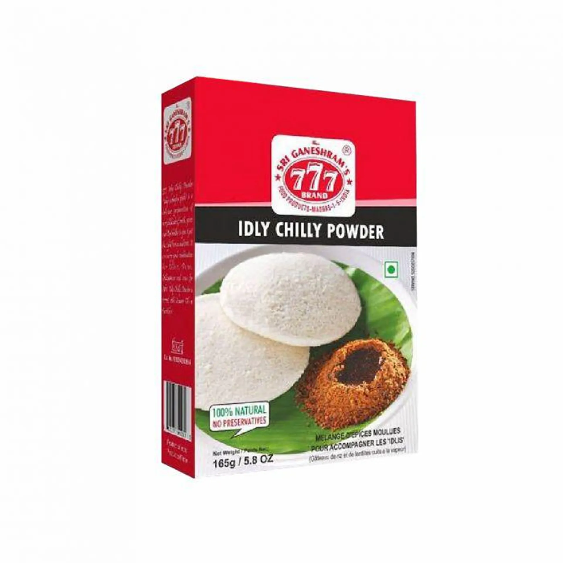 777 IDLY CHILLY POWDER 165GM