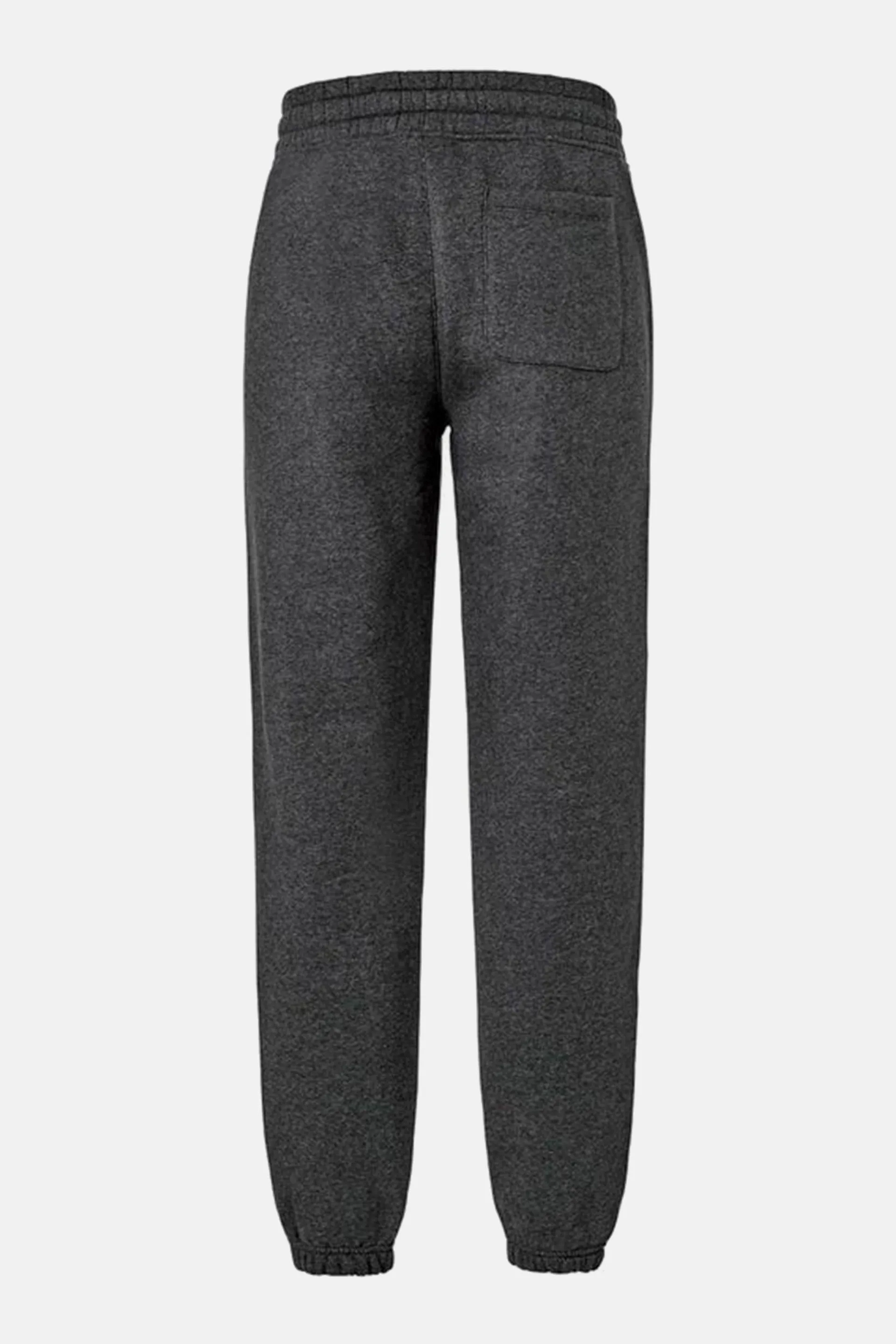 Men Regular Fit Drawstring Heather Sweatpants, Charcoal