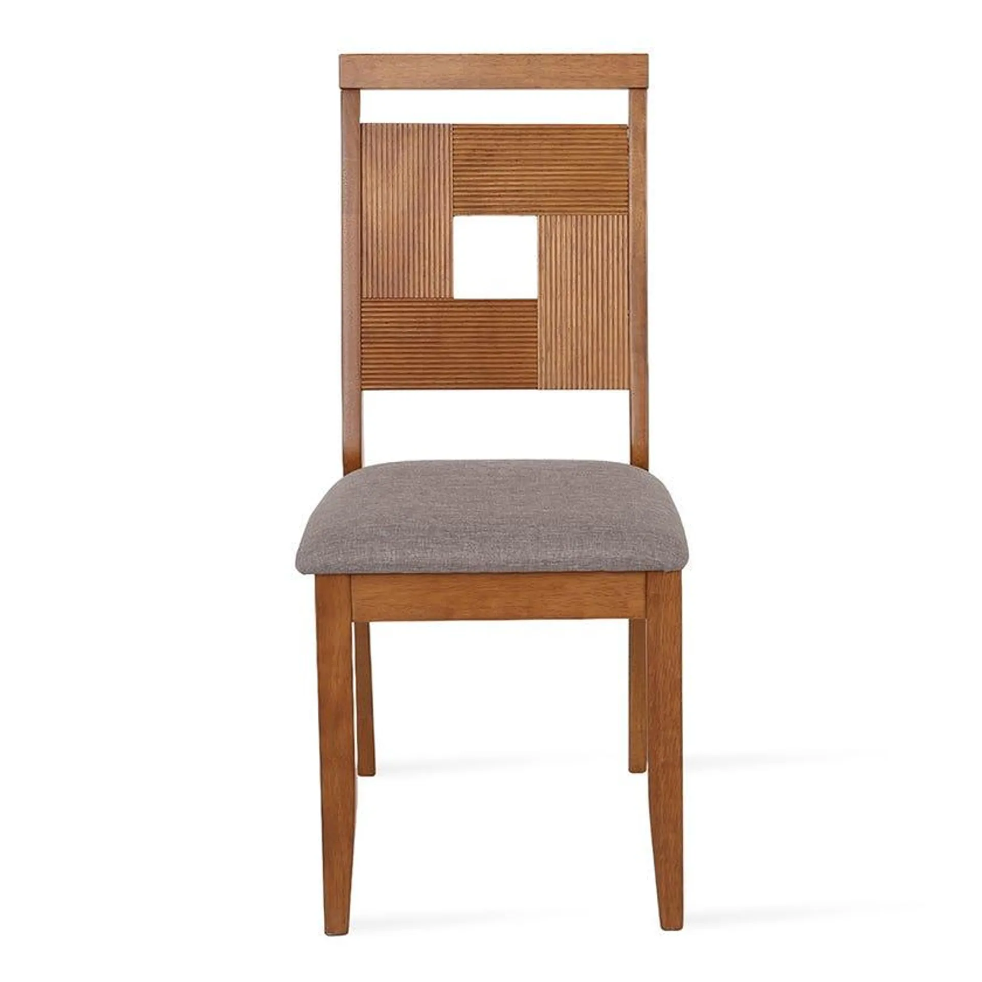 Nataria Dining Chair, Gray & Walnut