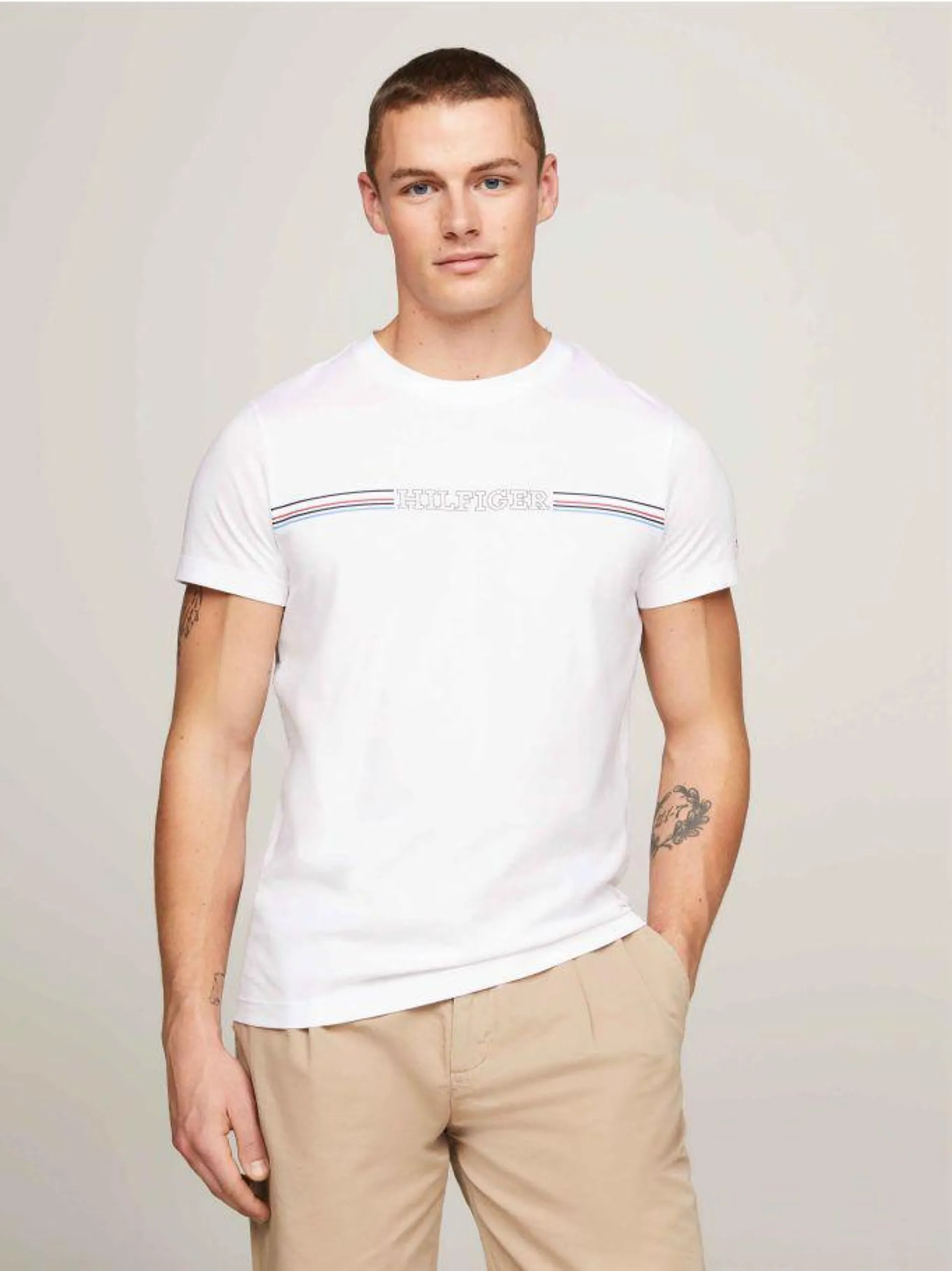 Logo Slim Fit Crew Neck T-Shirt