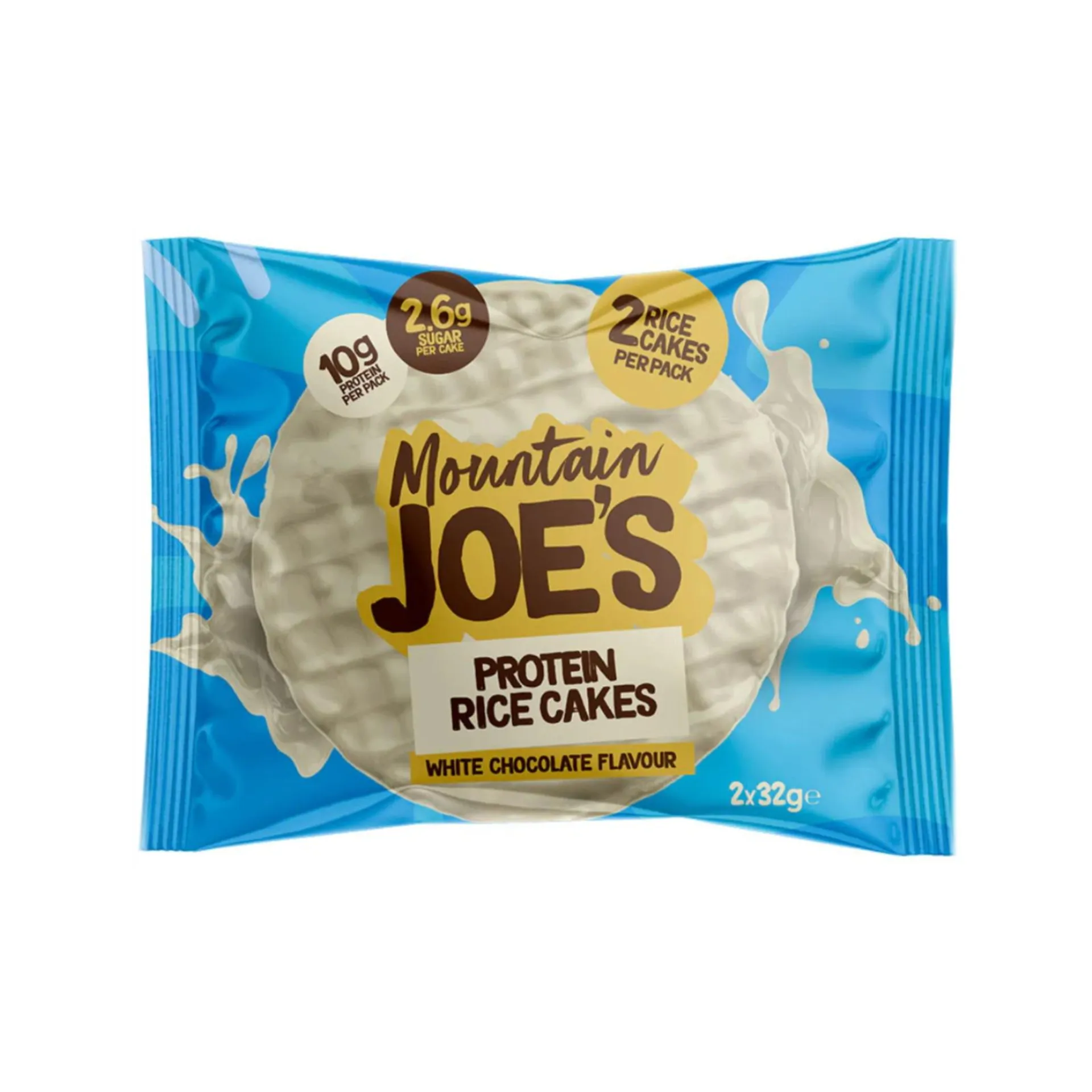 Mountain Joe's White Chocolate Flavour Protein Rice Cakes 2 x 32 g